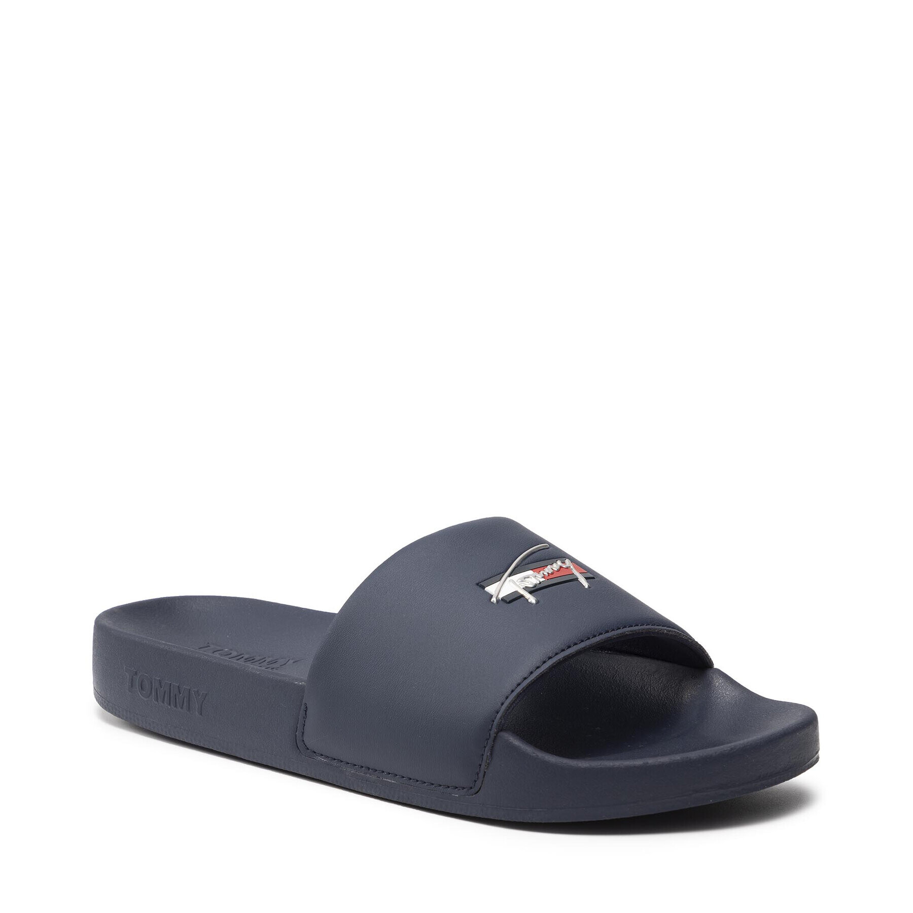 Tommy Jeans Natikači Essential Pool Slide EN0EN01431 Mornarsko modra - Pepit.si