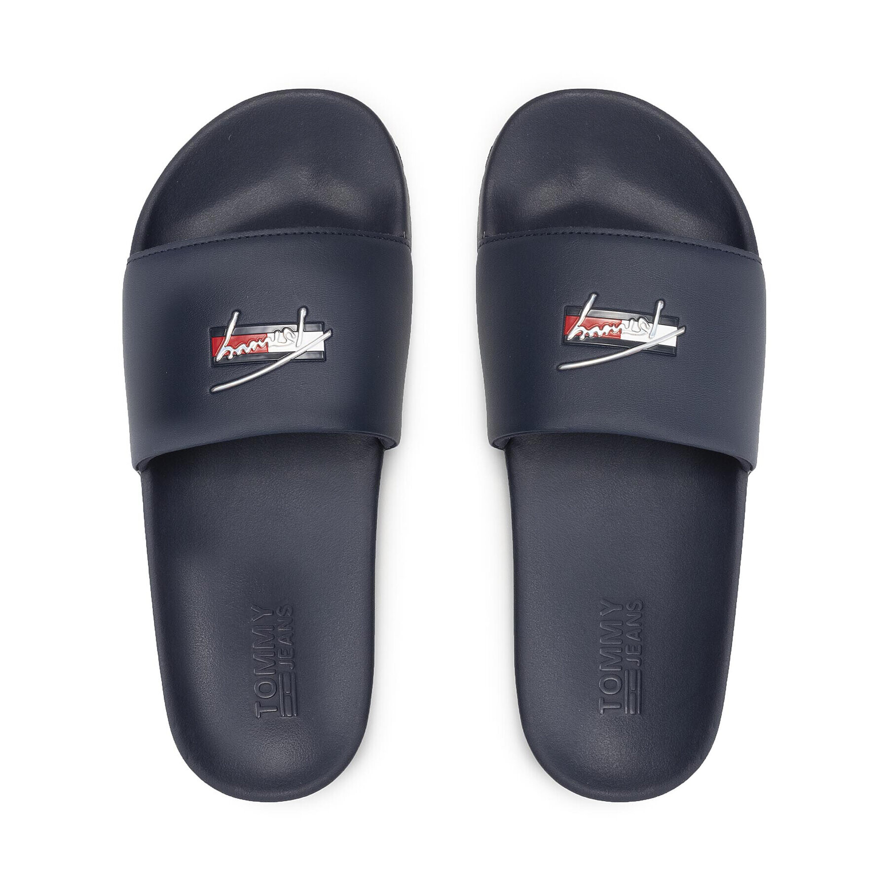 Tommy Jeans Natikači Essential Pool Slide EN0EN01431 Mornarsko modra - Pepit.si