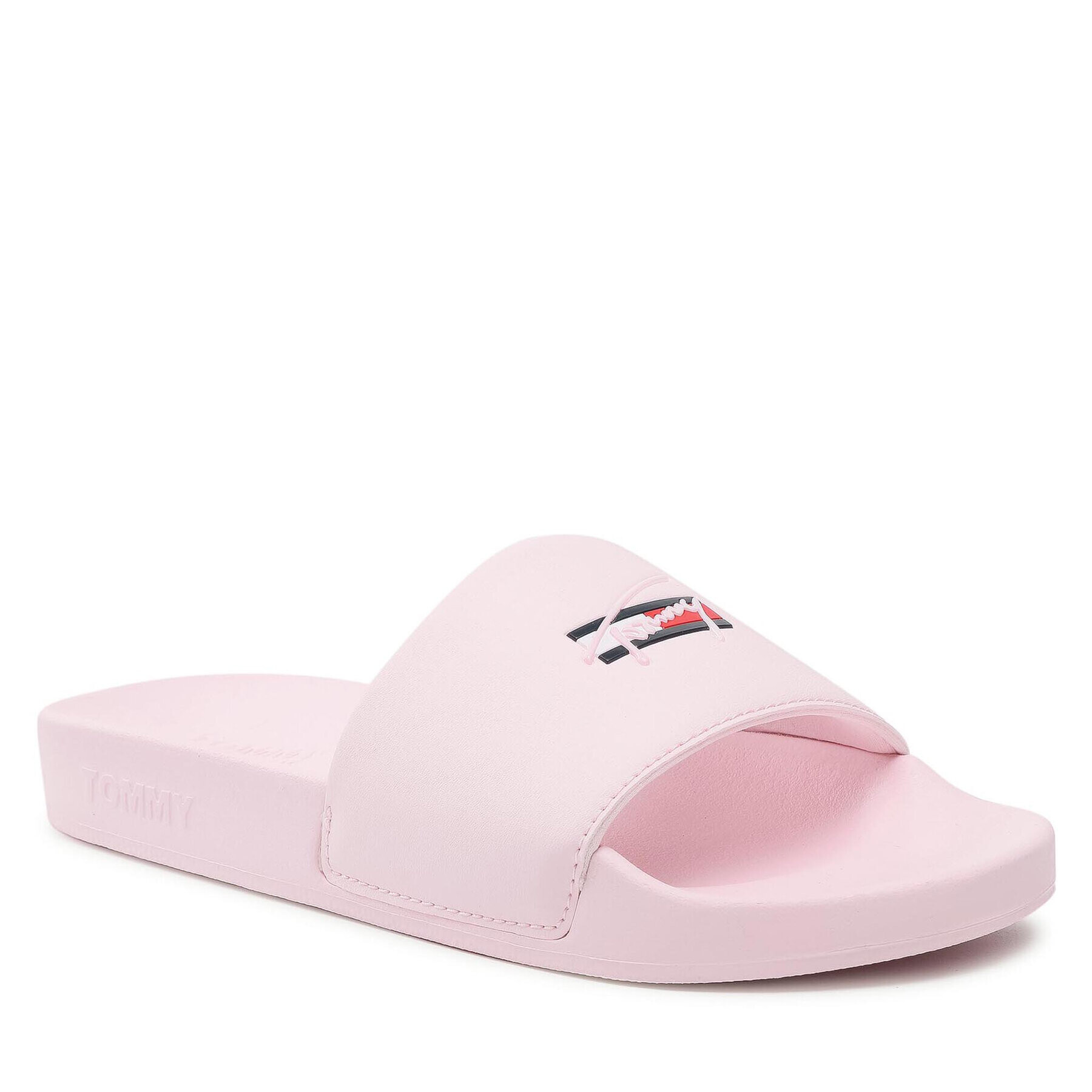 Tommy Jeans Natikači Essential Pool Slide EN0EN01431 Roza - Pepit.si