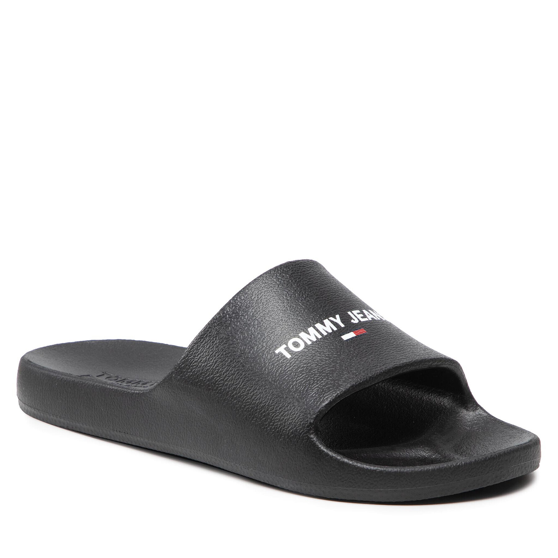 Tommy Jeans Natikači Essential Pool Slide EN0EN01817 Črna - Pepit.si