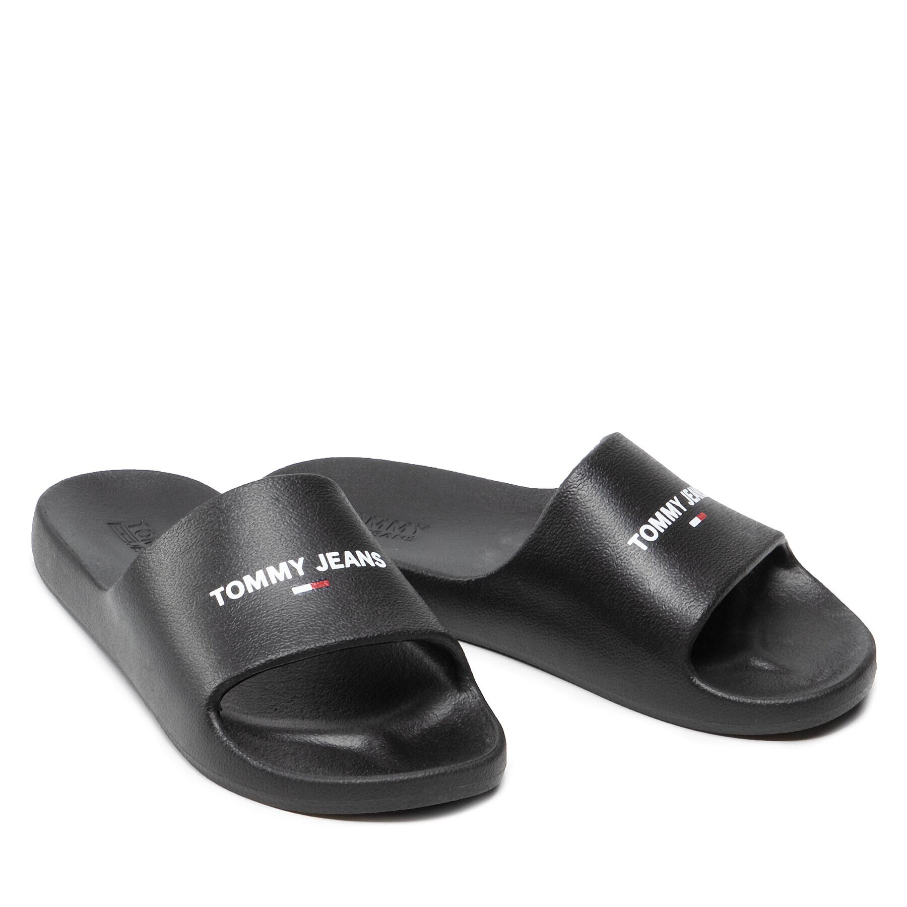 Tommy Jeans Natikači Essential Pool Slide EN0EN01817 Črna - Pepit.si