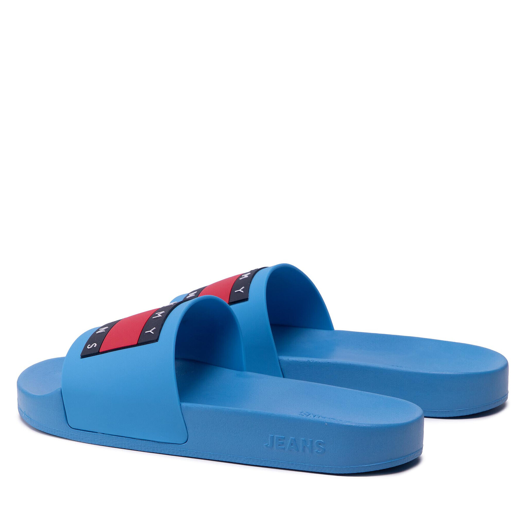 Tommy Jeans Natikači Flag Pool Slide EN0EN01889 Modra - Pepit.si