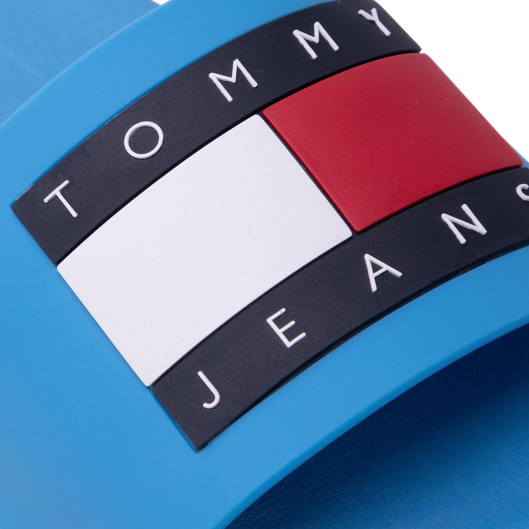 Tommy Jeans Natikači Flag Pool Slide EN0EN01889 Modra - Pepit.si