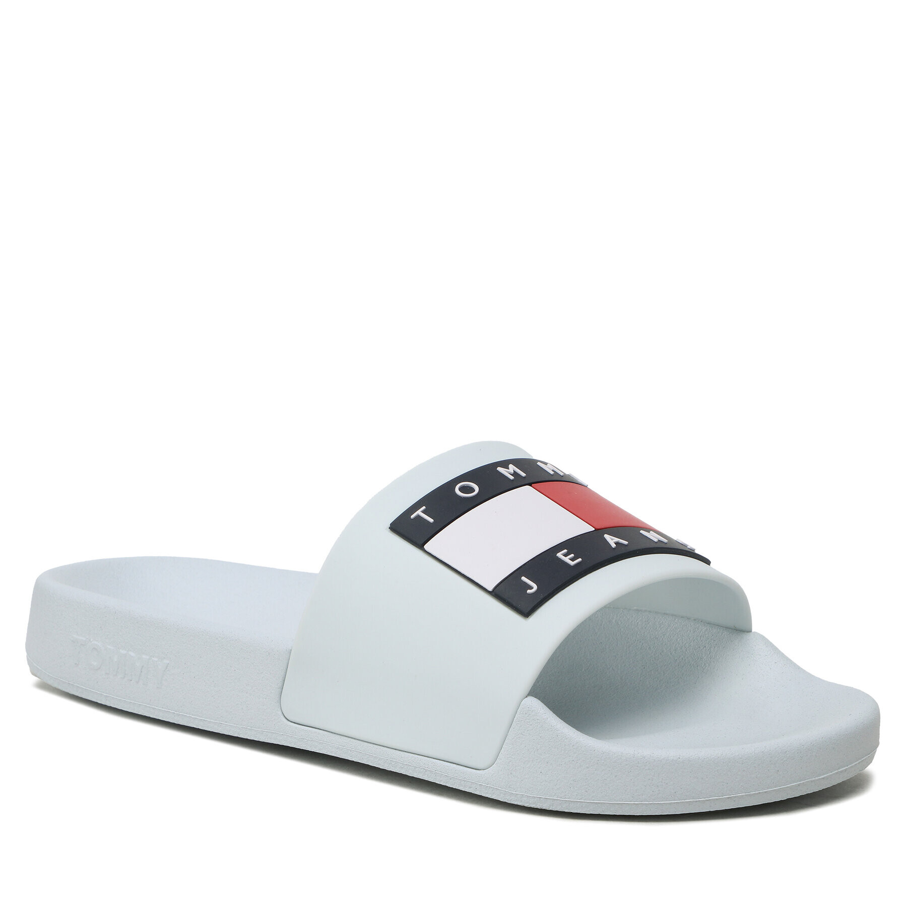 Tommy Jeans Natikači Flag Pool Slide EN0EN02351 Modra - Pepit.si