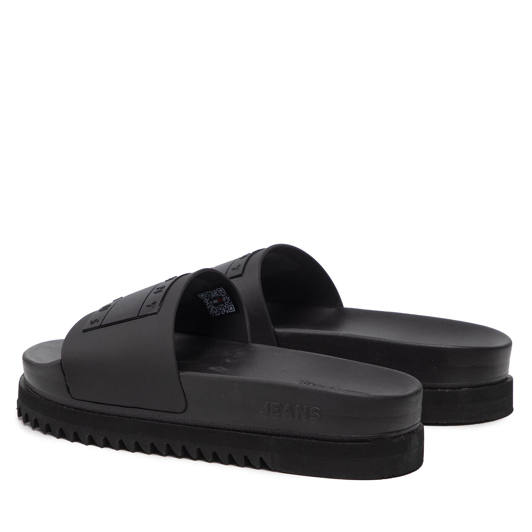 Tommy Jeans Natikači Flatform Pool Slide EN0EN01820 Črna - Pepit.si