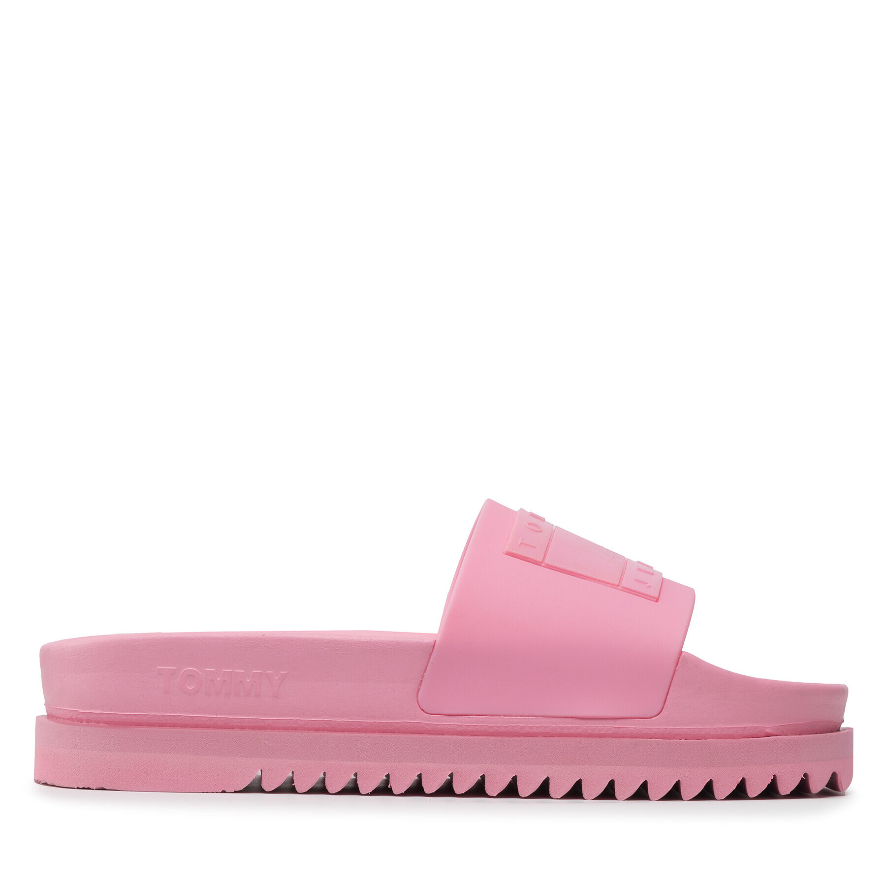 Tommy Jeans Natikači Flatform Pool Slide EN0EN01820 Roza - Pepit.si