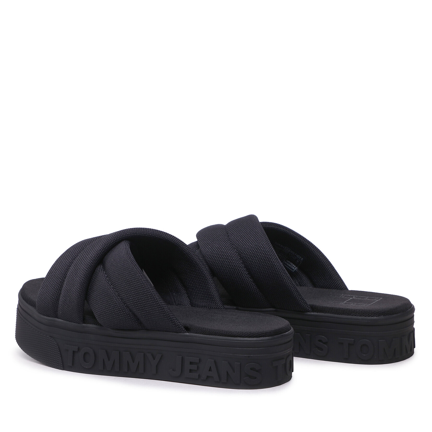 Tommy Jeans Natikači Fltfrm Sandal EN0EN02116 Črna - Pepit.si