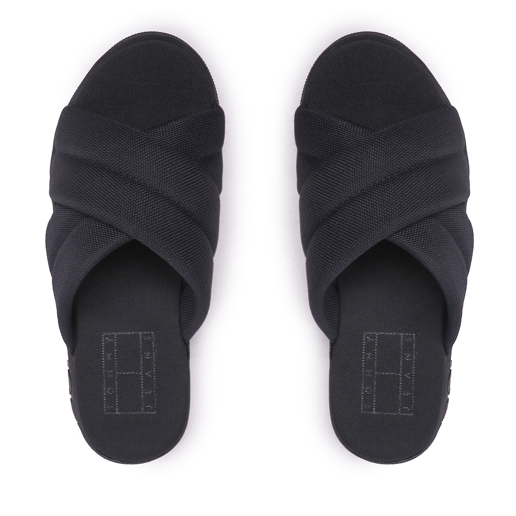 Tommy Jeans Natikači Fltfrm Sandal EN0EN02116 Črna - Pepit.si