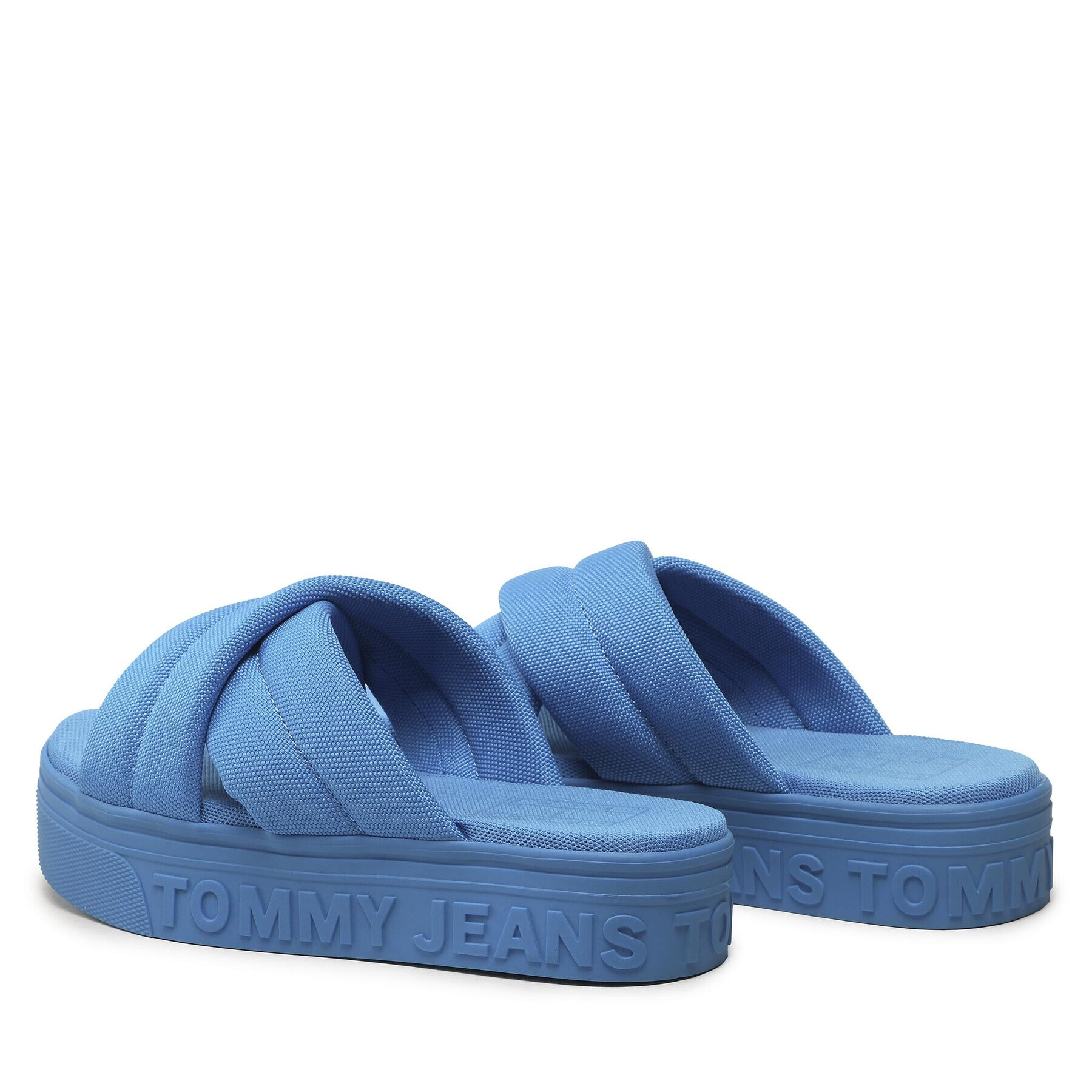 Tommy Jeans Natikači Fltrm Sandal EN0EN02116 Modra - Pepit.si