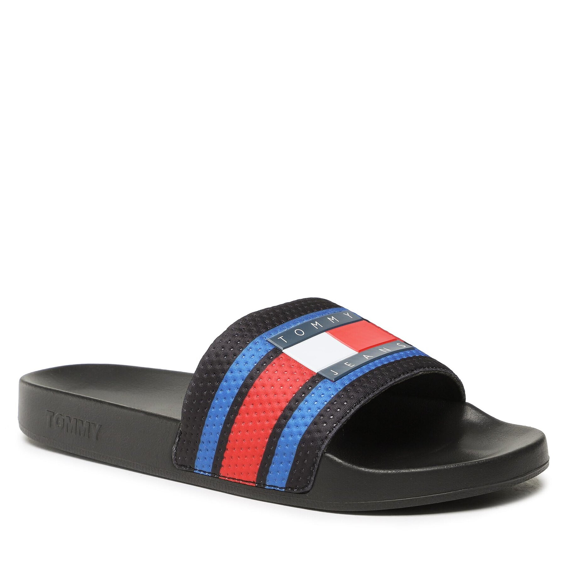 Tommy Jeans Natikači Neo Pool Slide EM0EM01111 Črna - Pepit.si