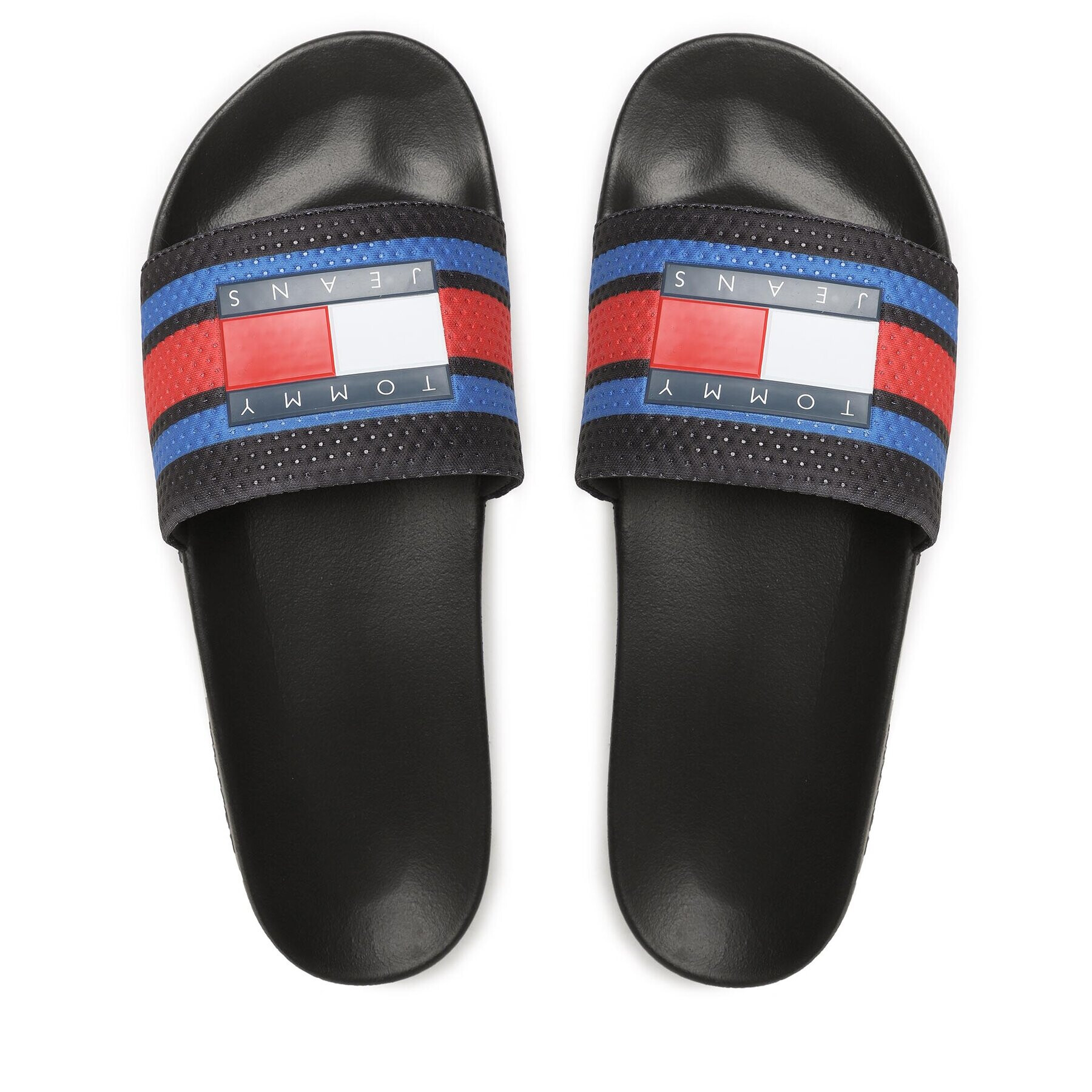 Tommy Jeans Natikači Neo Pool Slide EM0EM01111 Črna - Pepit.si