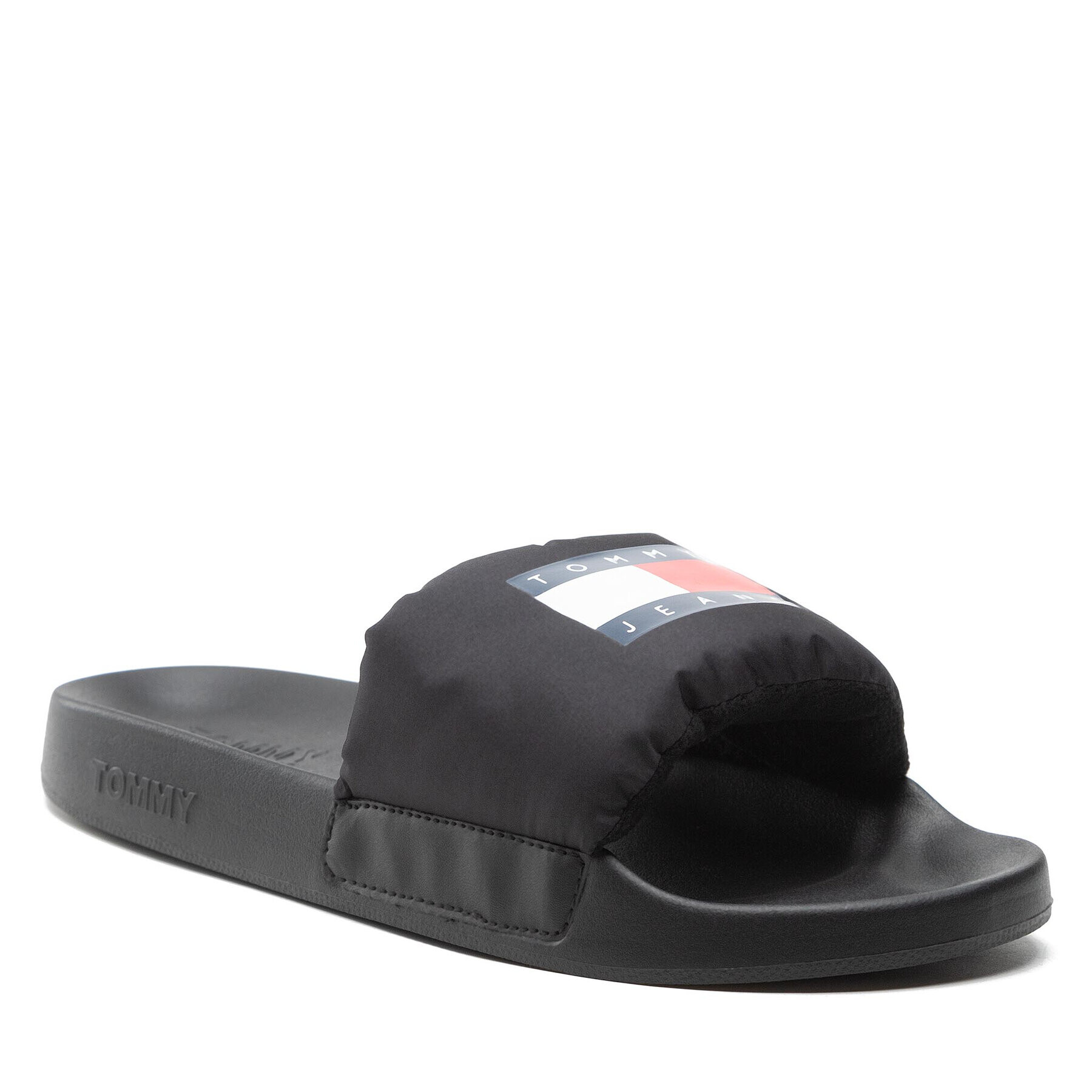 Tommy Jeans Natikači Padded Pool Slide EM0EM01041 Črna - Pepit.si