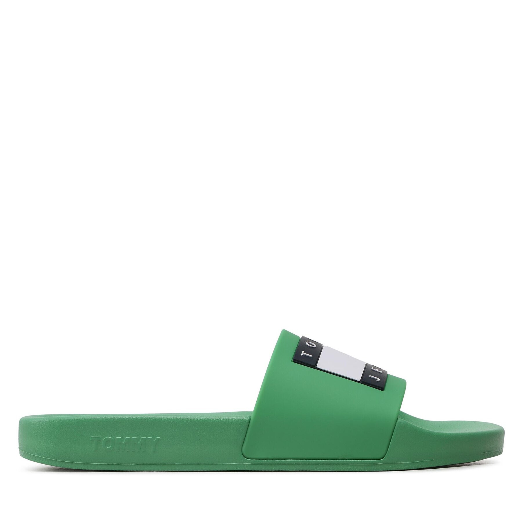 Tommy Jeans Natikači Pool Slide Ess EM0EM01191 Zelena - Pepit.si