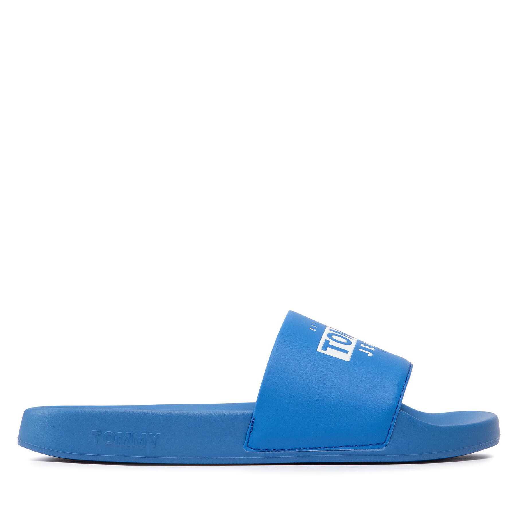 Tommy Jeans Natikači Seasonal Poolslide EM0EM01031 Modra - Pepit.si