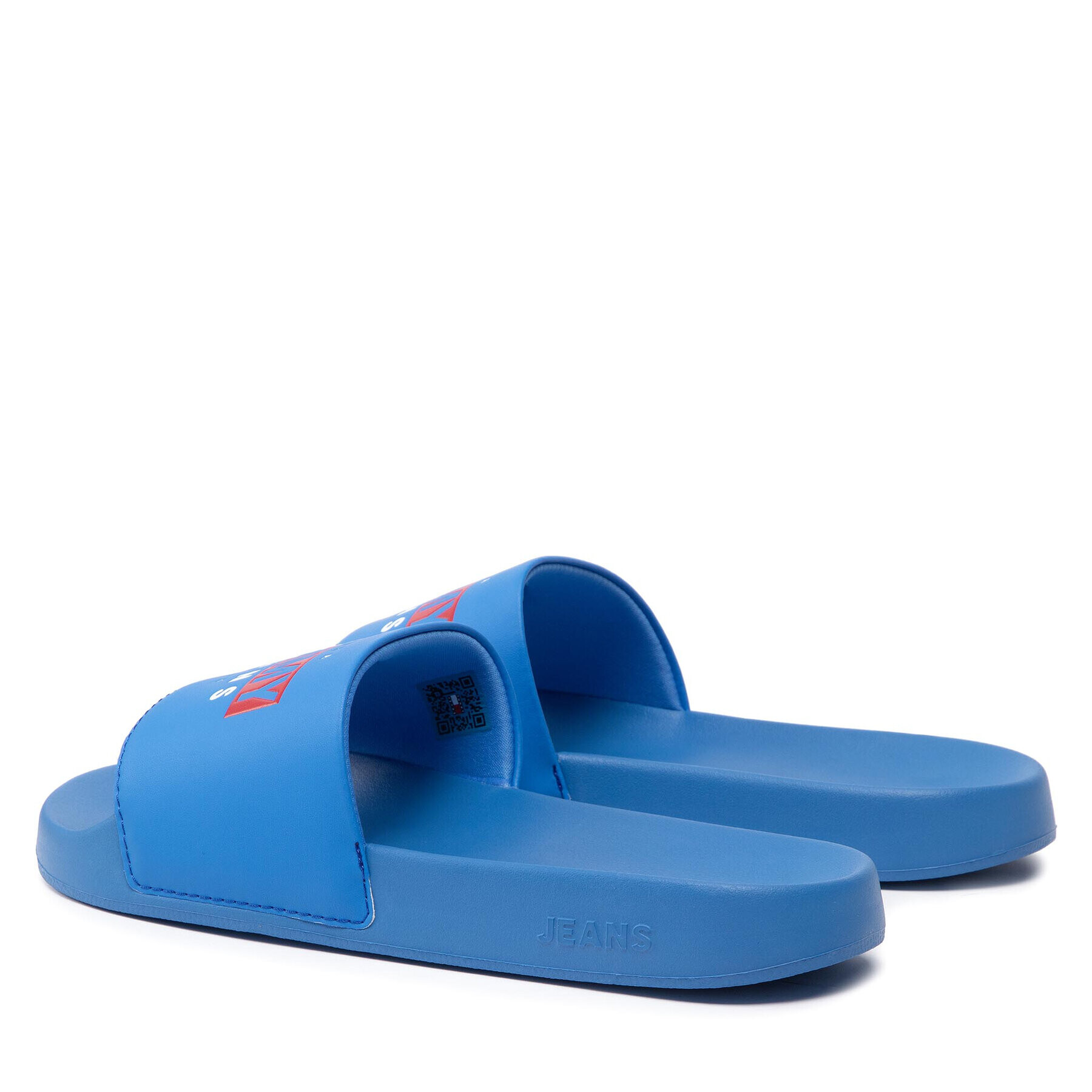 Tommy Jeans Natikači Seasonal Poolslide EM0EM01031 Modra - Pepit.si