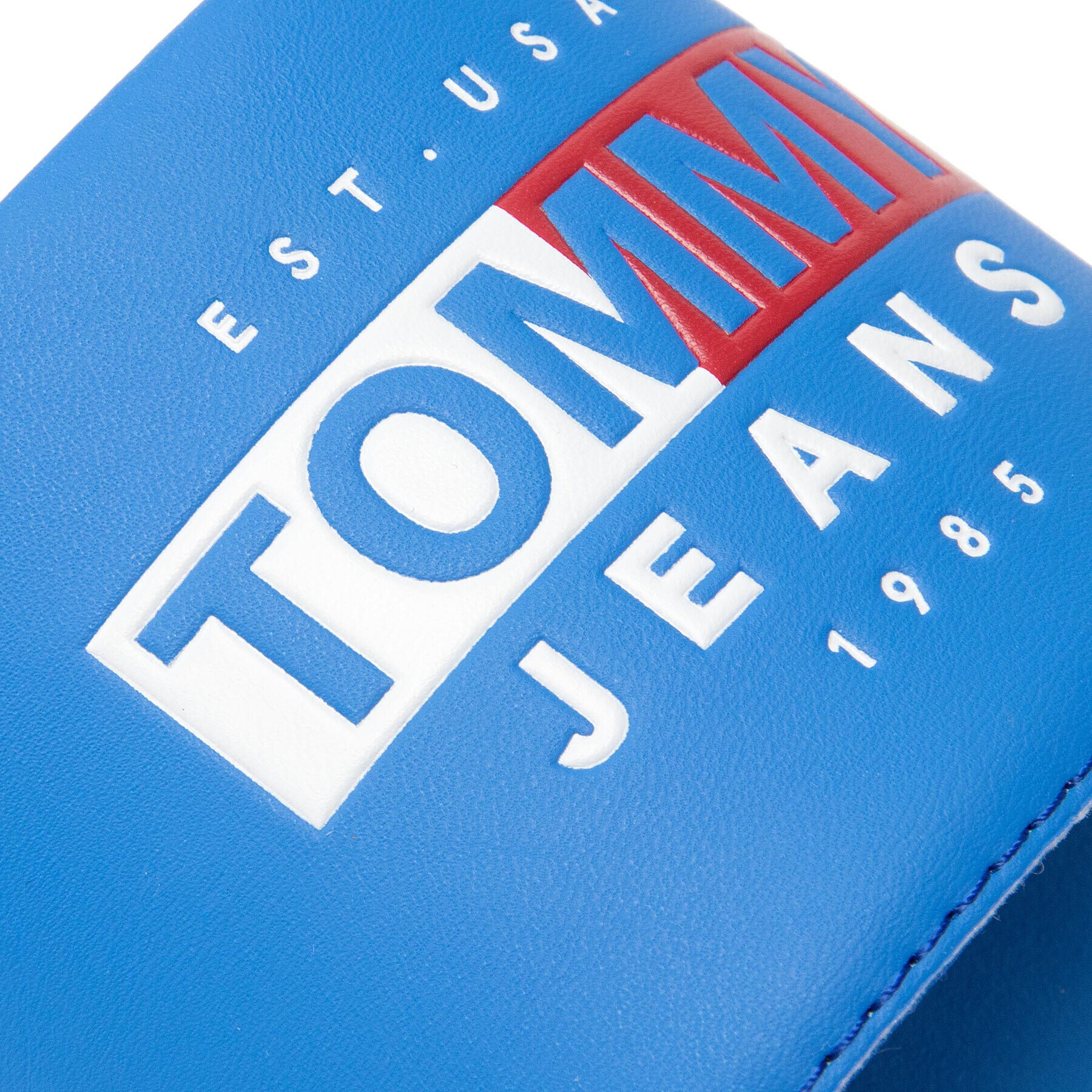 Tommy Jeans Natikači Seasonal Poolslide EM0EM01031 Modra - Pepit.si