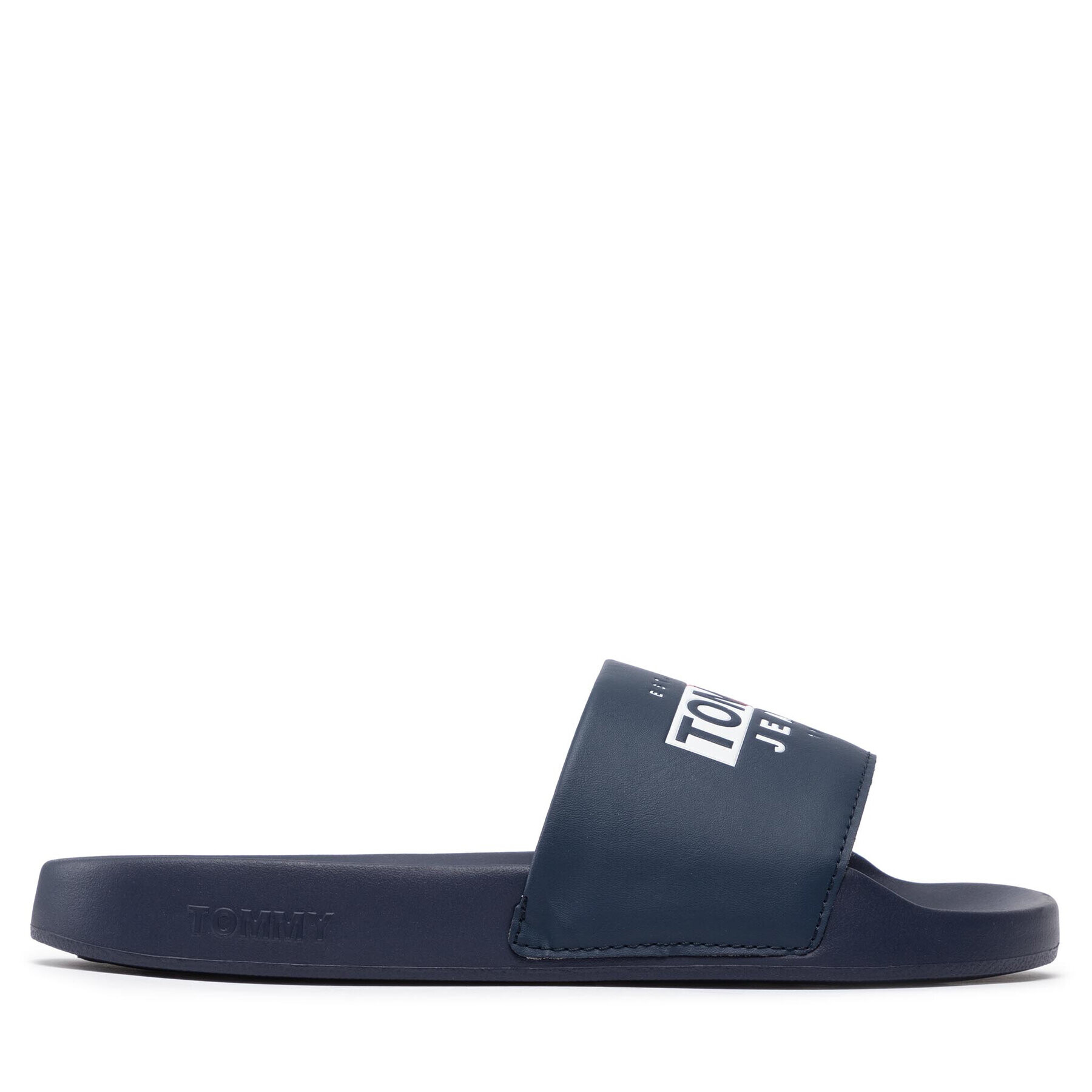 Tommy Jeans Natikači Seasonal Poolslide EM0EM01031 Mornarsko modra - Pepit.si