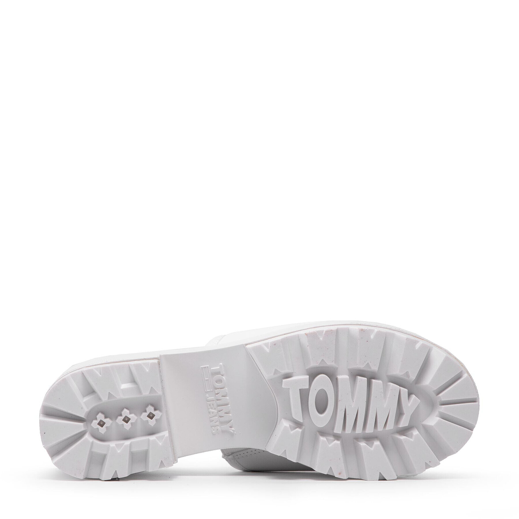 Tommy Jeans Natikači Slip On Mule EN0EN01808 Bela - Pepit.si