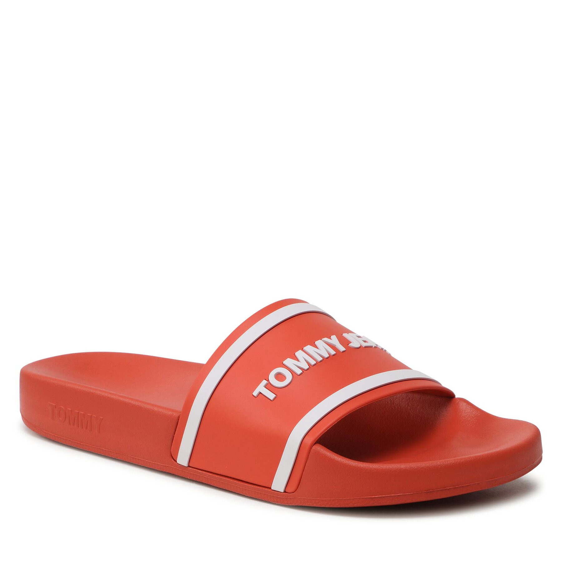 Tommy Jeans Natikači Tjm Pool Slide EM0EM01229 Oranžna - Pepit.si