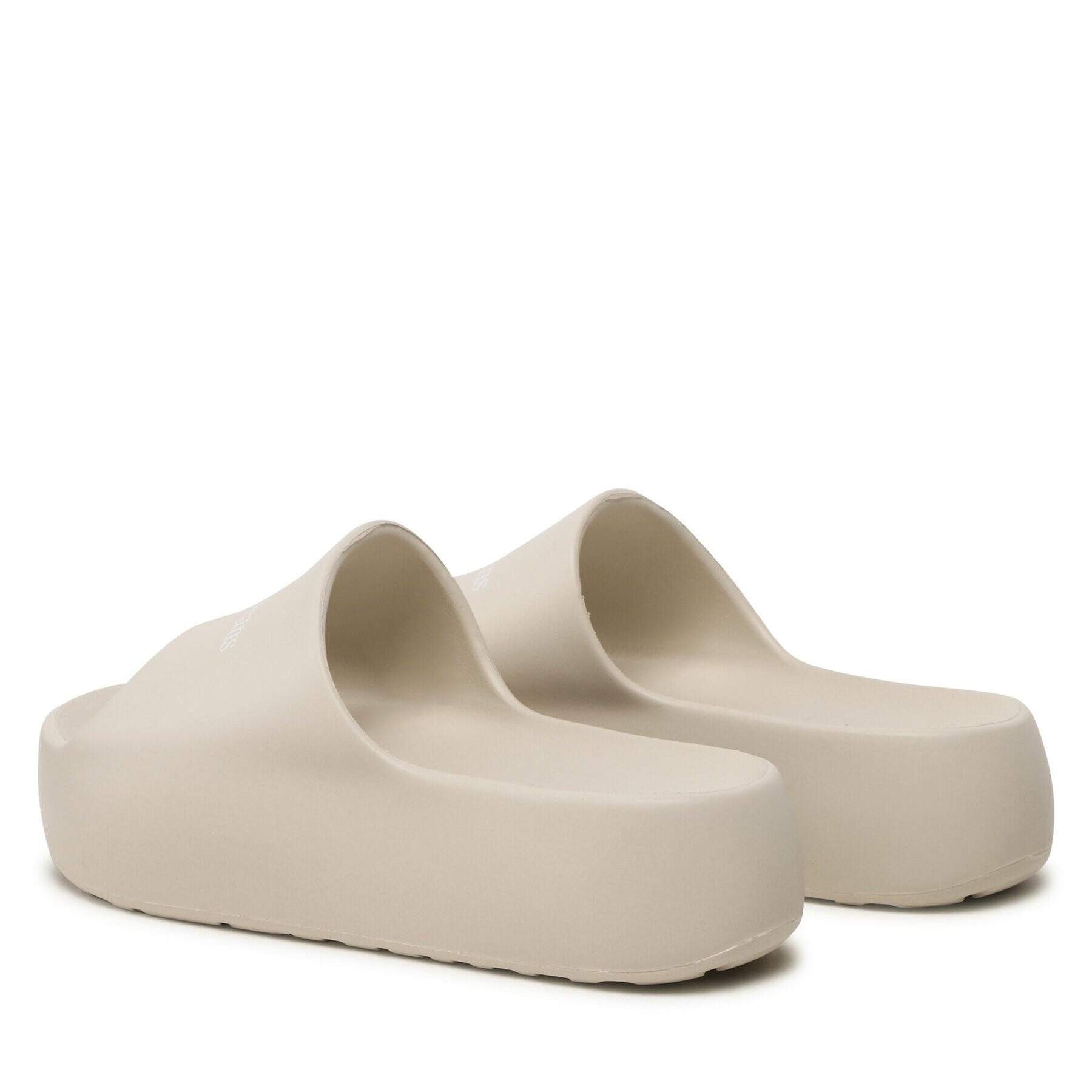 Tommy Jeans Natikači Tjw Chunky Flatform Pool Slide EN0EN02438 Bež - Pepit.si