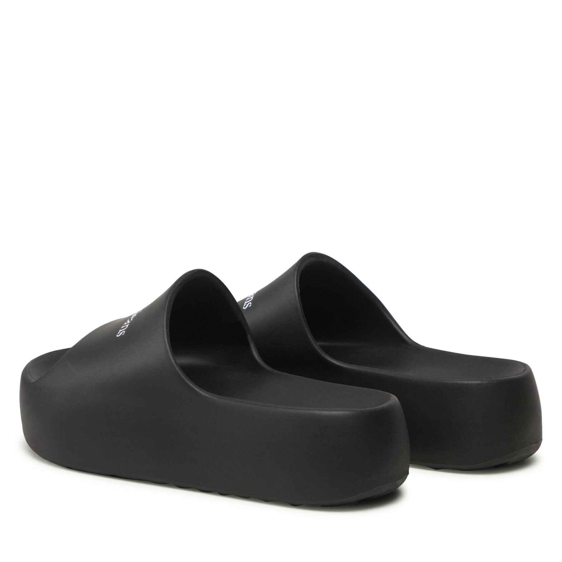 Tommy Jeans Natikači Tjw Chunky Flatform Pool Slide EN0EN02438 Črna - Pepit.si