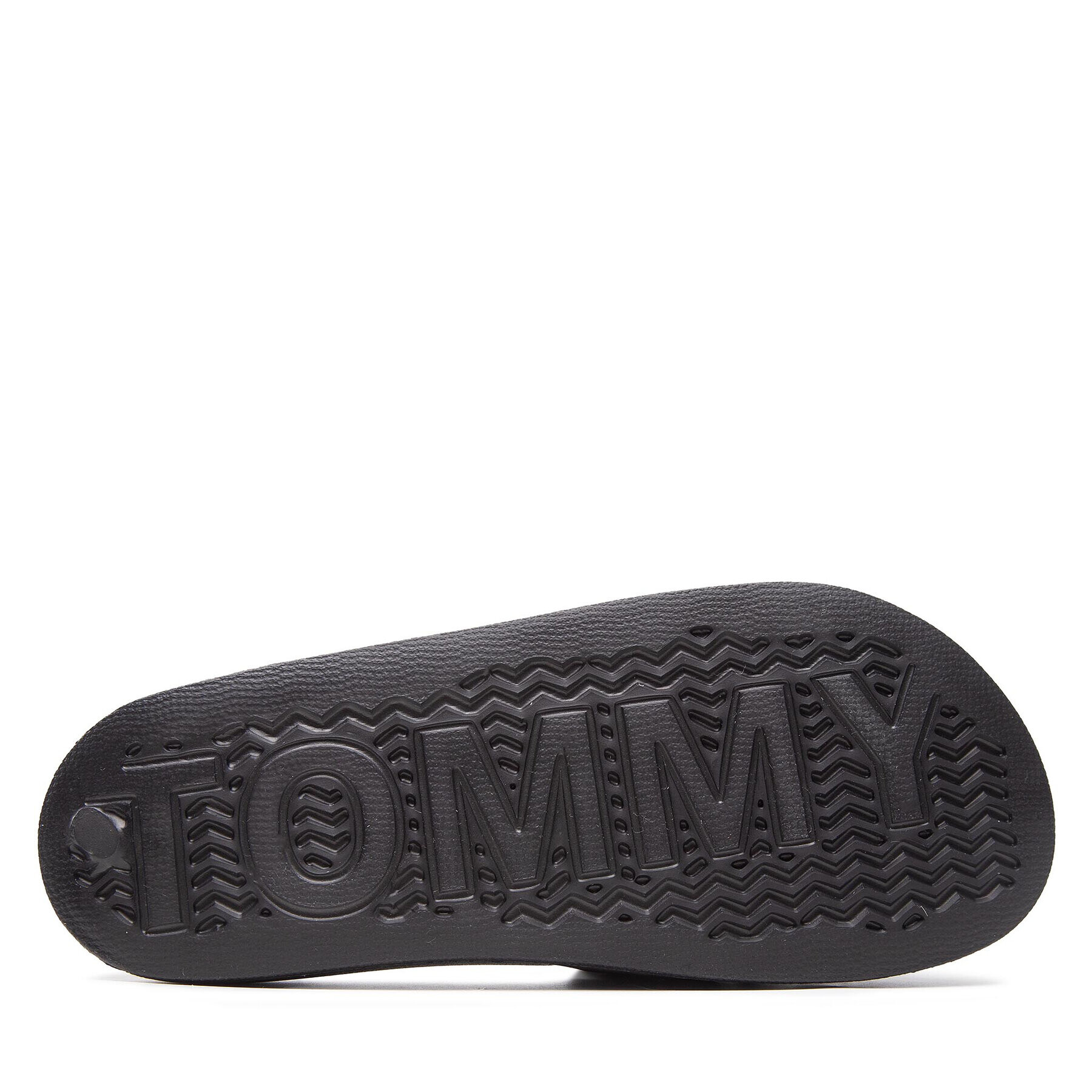 Tommy Jeans Natikači Woven Pool Slide EN0EN01857 Črna - Pepit.si