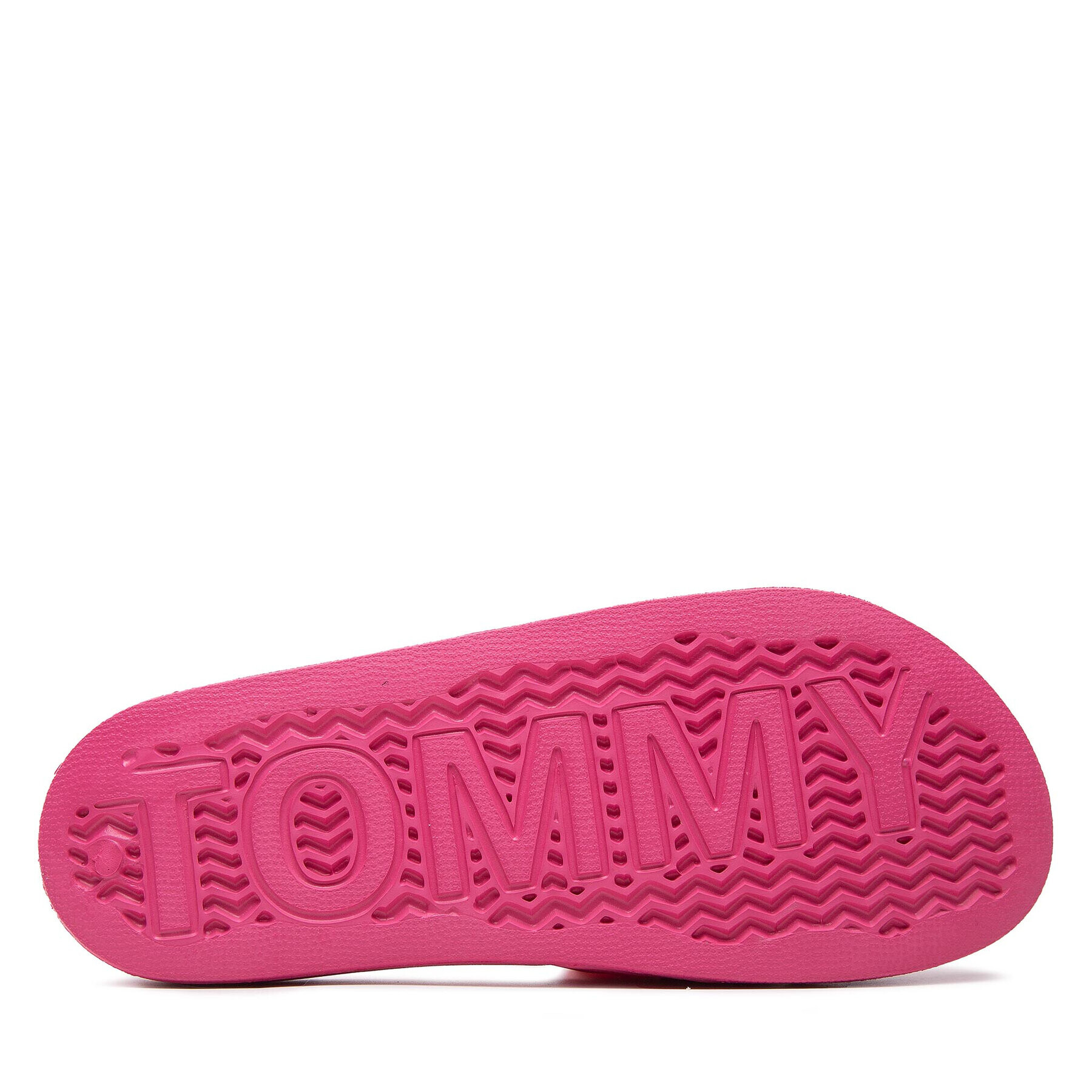 Tommy Jeans Natikači Woven Pool Slide EN0EN01857 Roza - Pepit.si