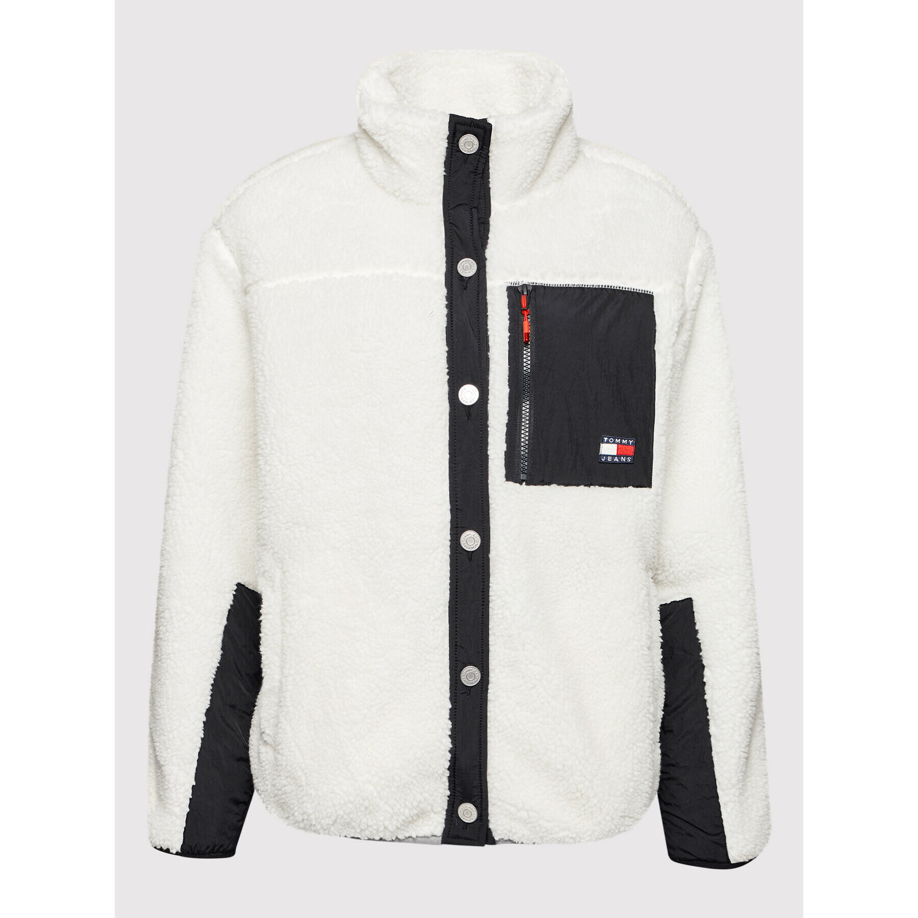 Tommy Jeans Ovčje usnje Abo Tjw Sherpa DW0DW12133 Bež Oversize - Pepit.si