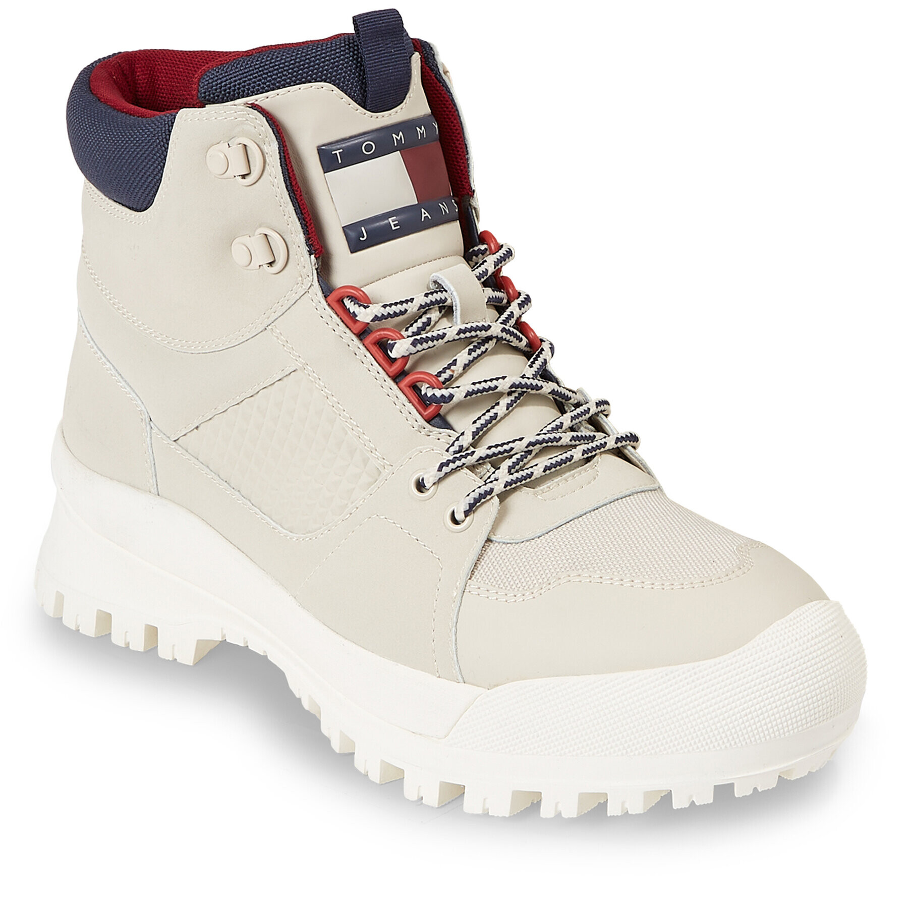 Tommy Jeans Pohodni čevlji Tjm Urbans Boot Mid EM0EM01339 Roza - Pepit.si