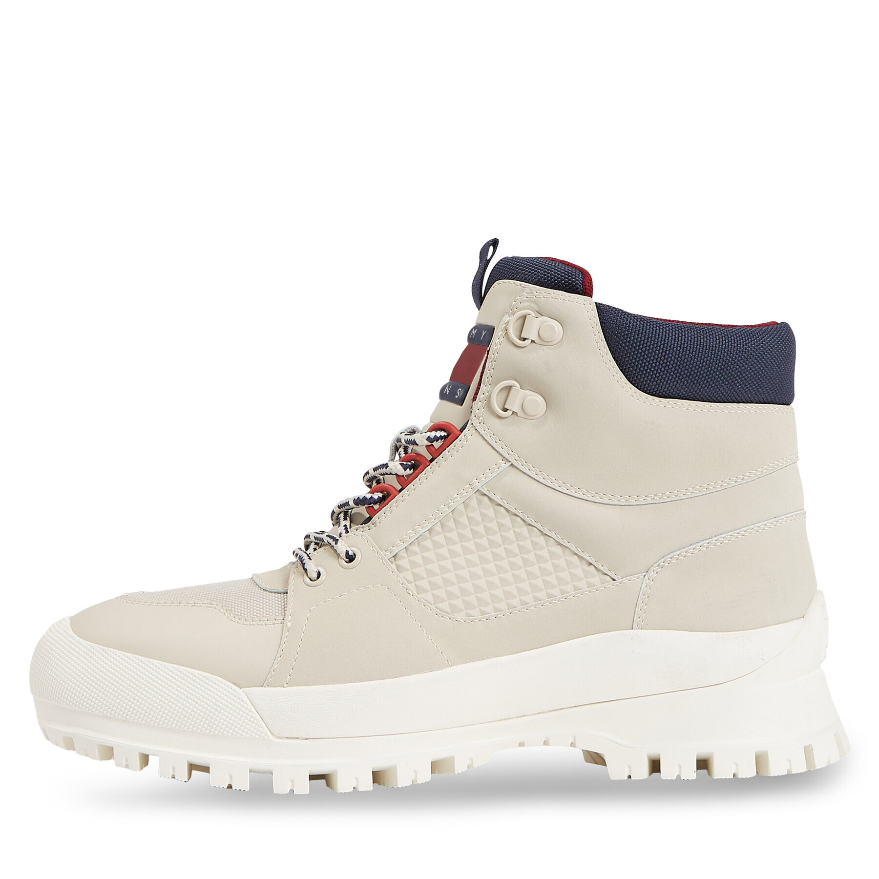 Tommy Jeans Pohodni čevlji Tjm Urbans Boot Mid EM0EM01339 Roza - Pepit.si