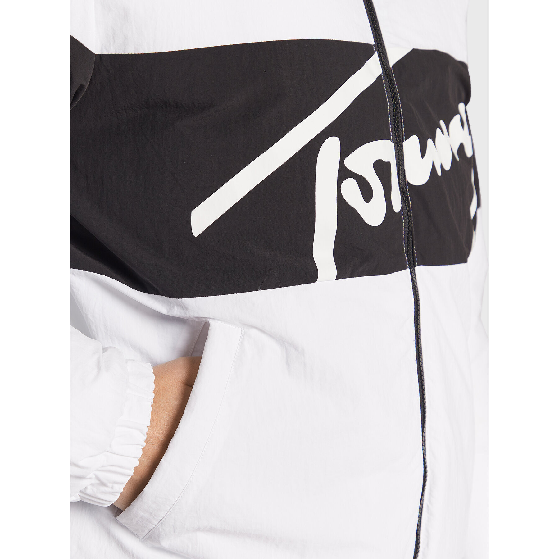 Tommy Jeans Puhovka Reversible Signature DM0DM14393 Bela Relaxed Fit - Pepit.si