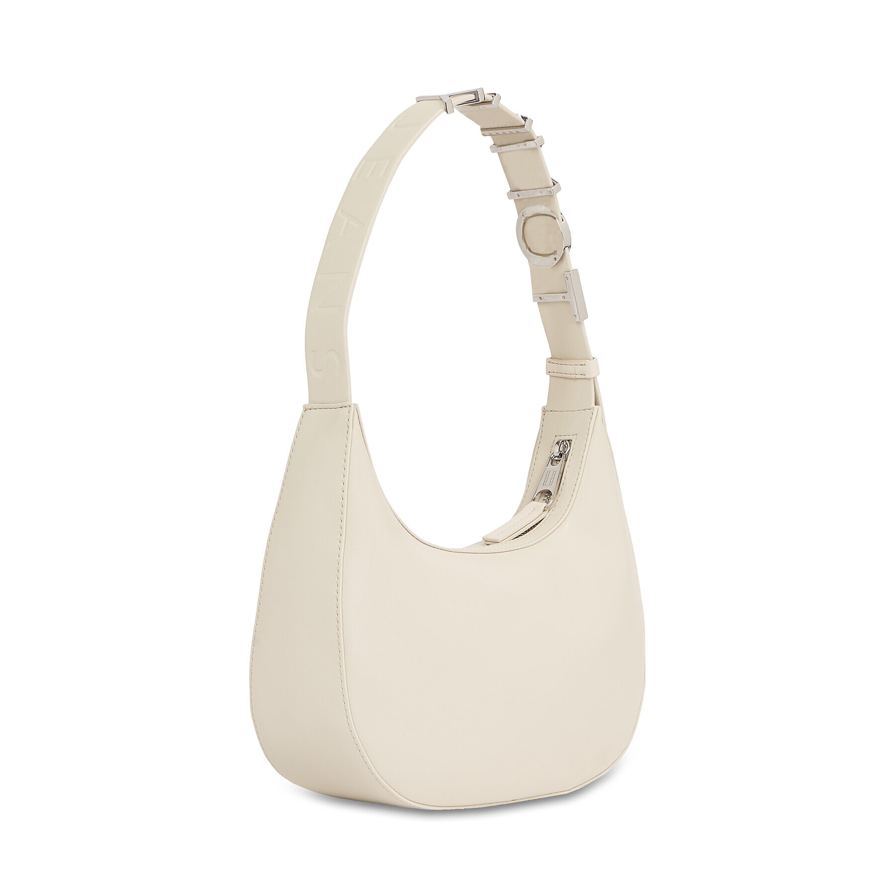 Tommy Jeans Ročna torba Tjw Bold Shoulder Bag AW0AW15433 Bež - Pepit.si