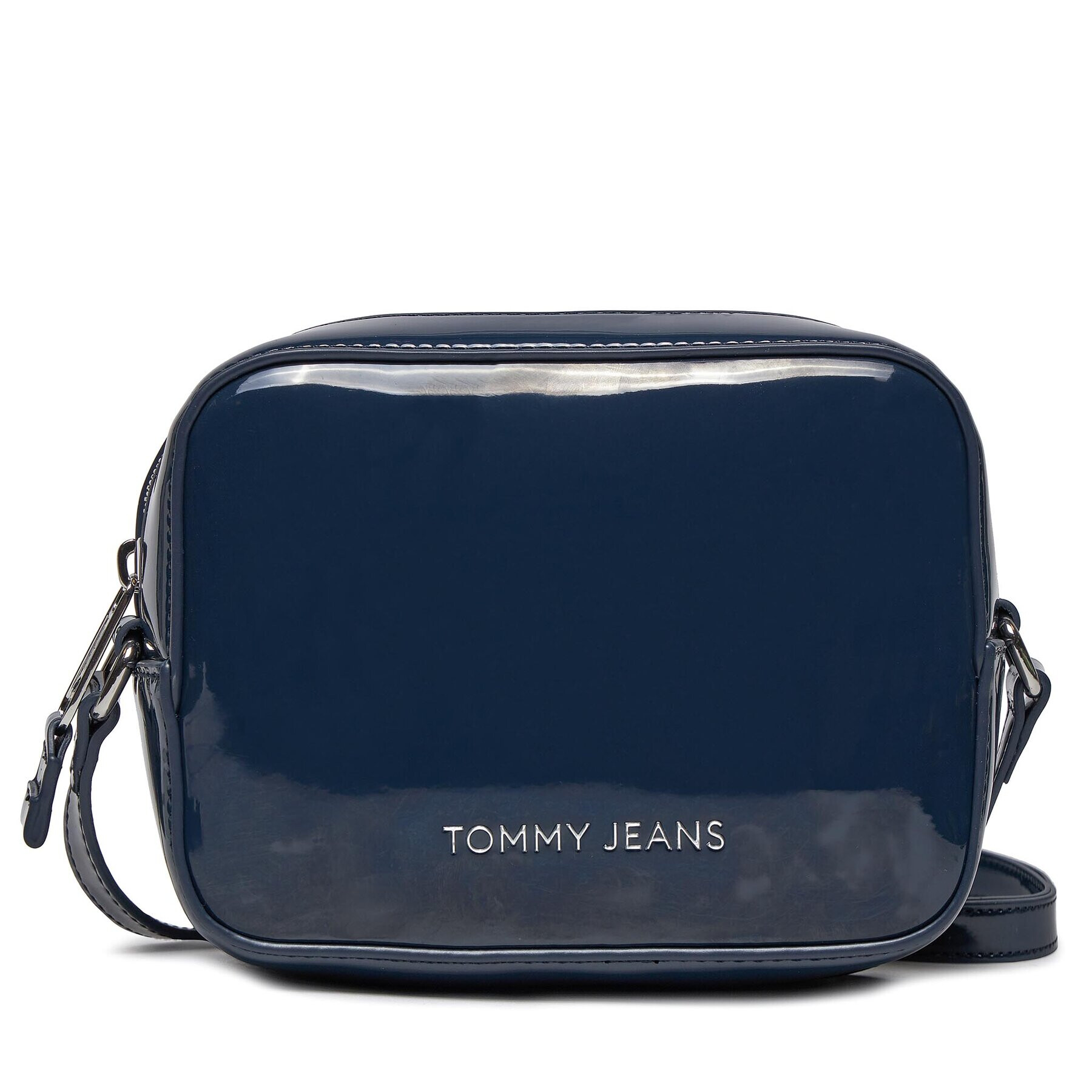 Tommy Jeans Ročna torba Tjw Ess Must Camera Bag Patent AW0AW15826 Mornarsko modra - Pepit.si