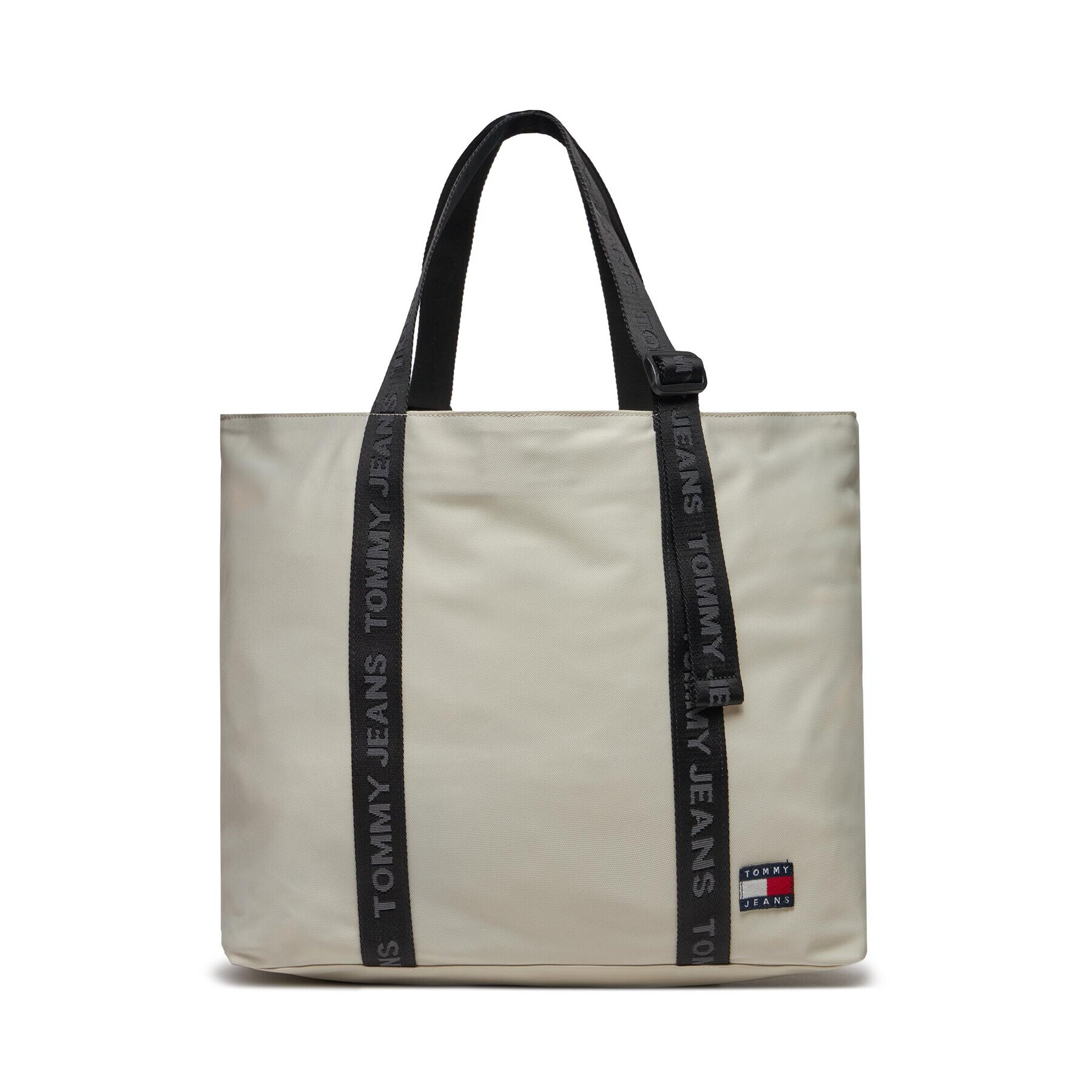 Tommy Jeans Ročna torba Tjw Essential Daily Tote AW0AW15819 Bež - Pepit.si