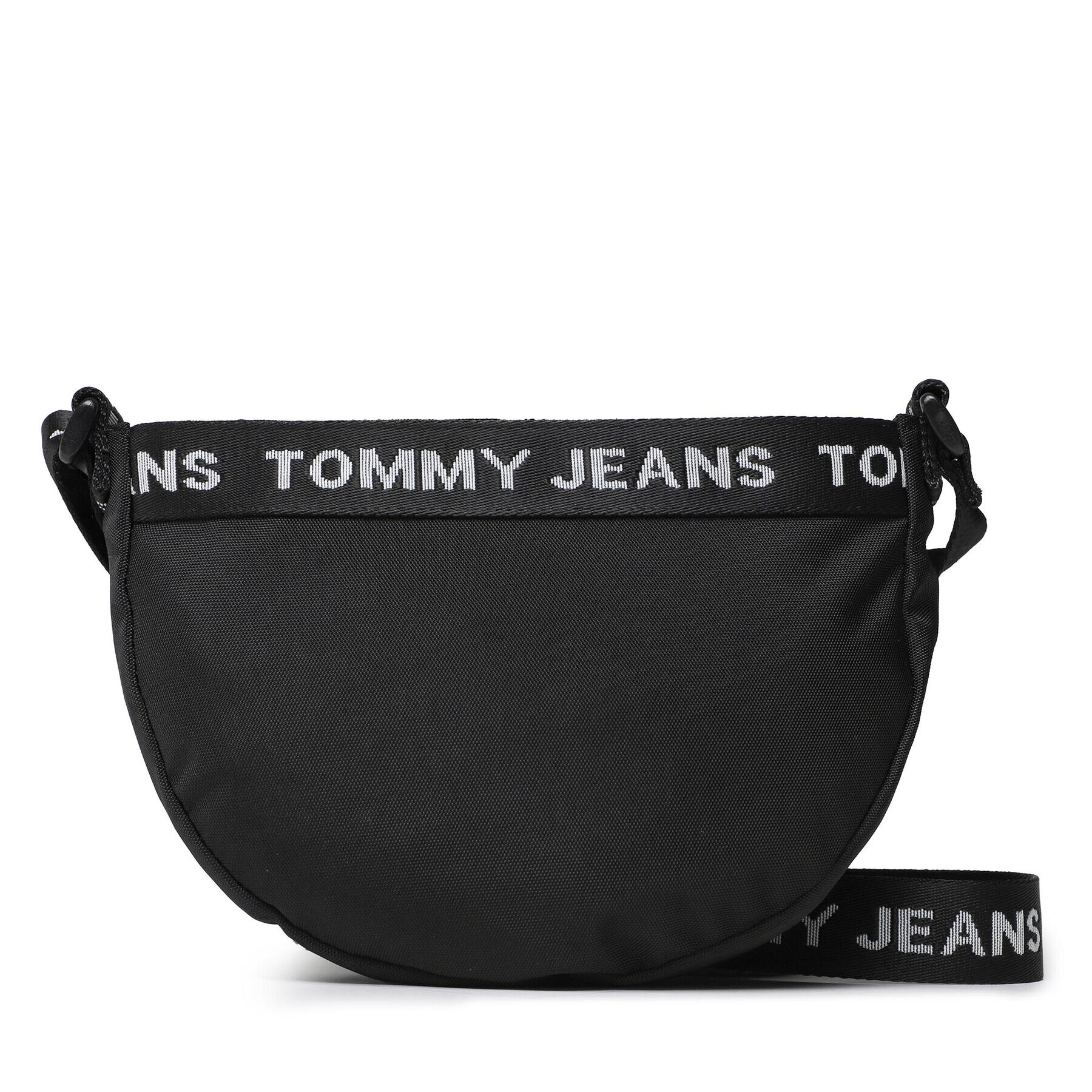 Tommy Jeans Ročna torba Tjw Essential Moon Bag AW0AW15146 Črna - Pepit.si