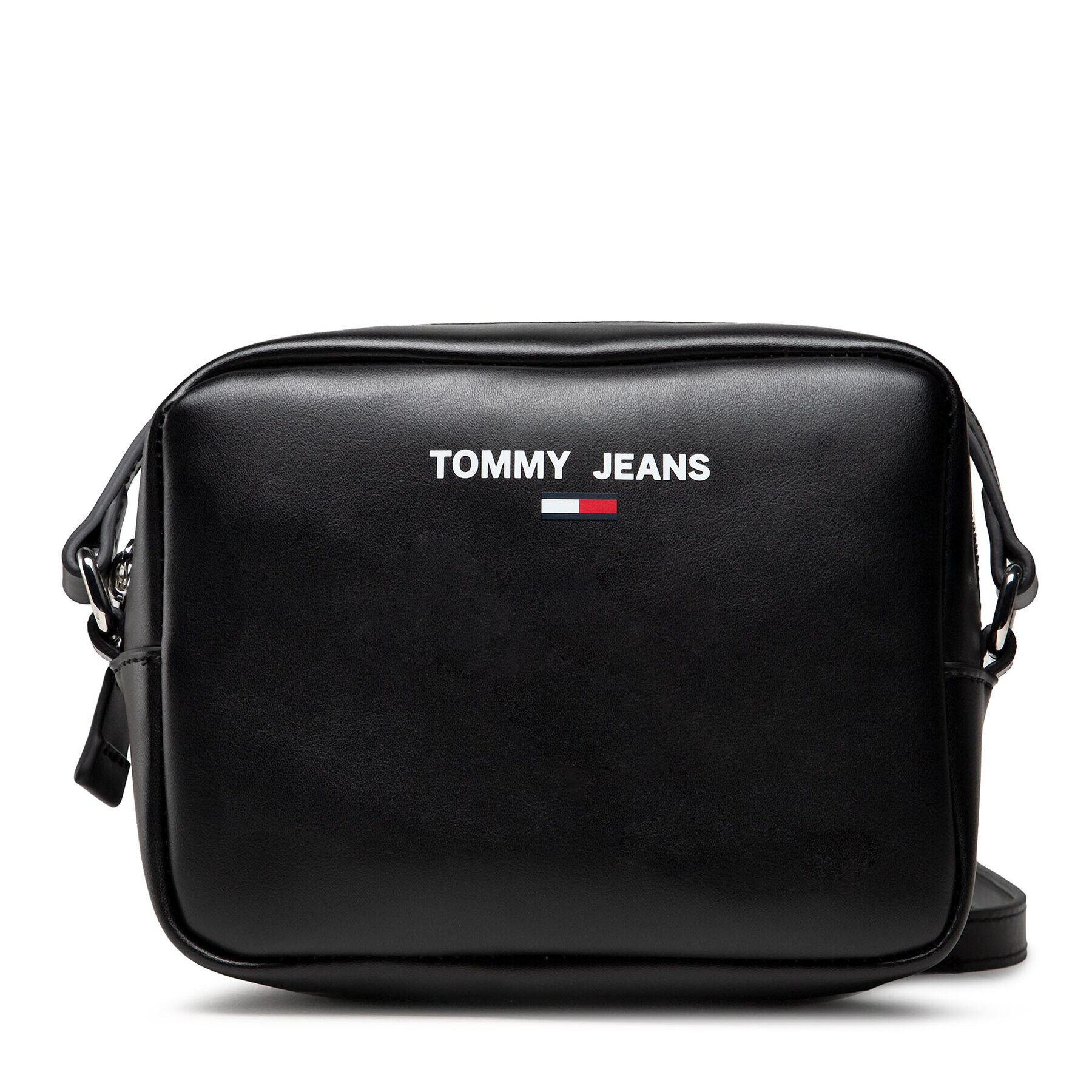 Tommy Jeans Ročna torba Tjw Essential Pu Camera Bag AW0AW10677 Črna - Pepit.si