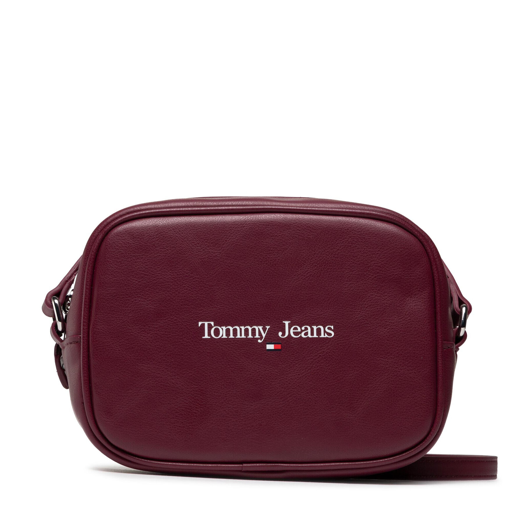 Tommy Jeans Ročna torba Tjw Essential Pu Camera Bag AW0AW12546 Bordo rdeča - Pepit.si