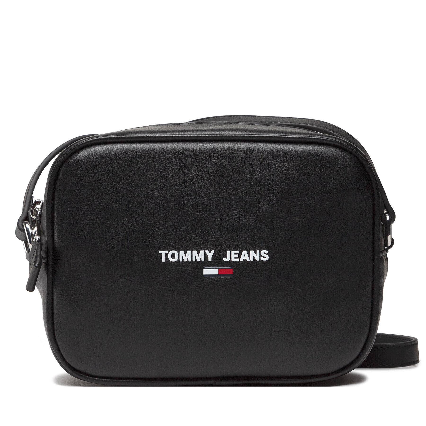 Tommy Jeans Ročna torba Tjw Essential Pu Crossover AW0AW11835 Črna - Pepit.si