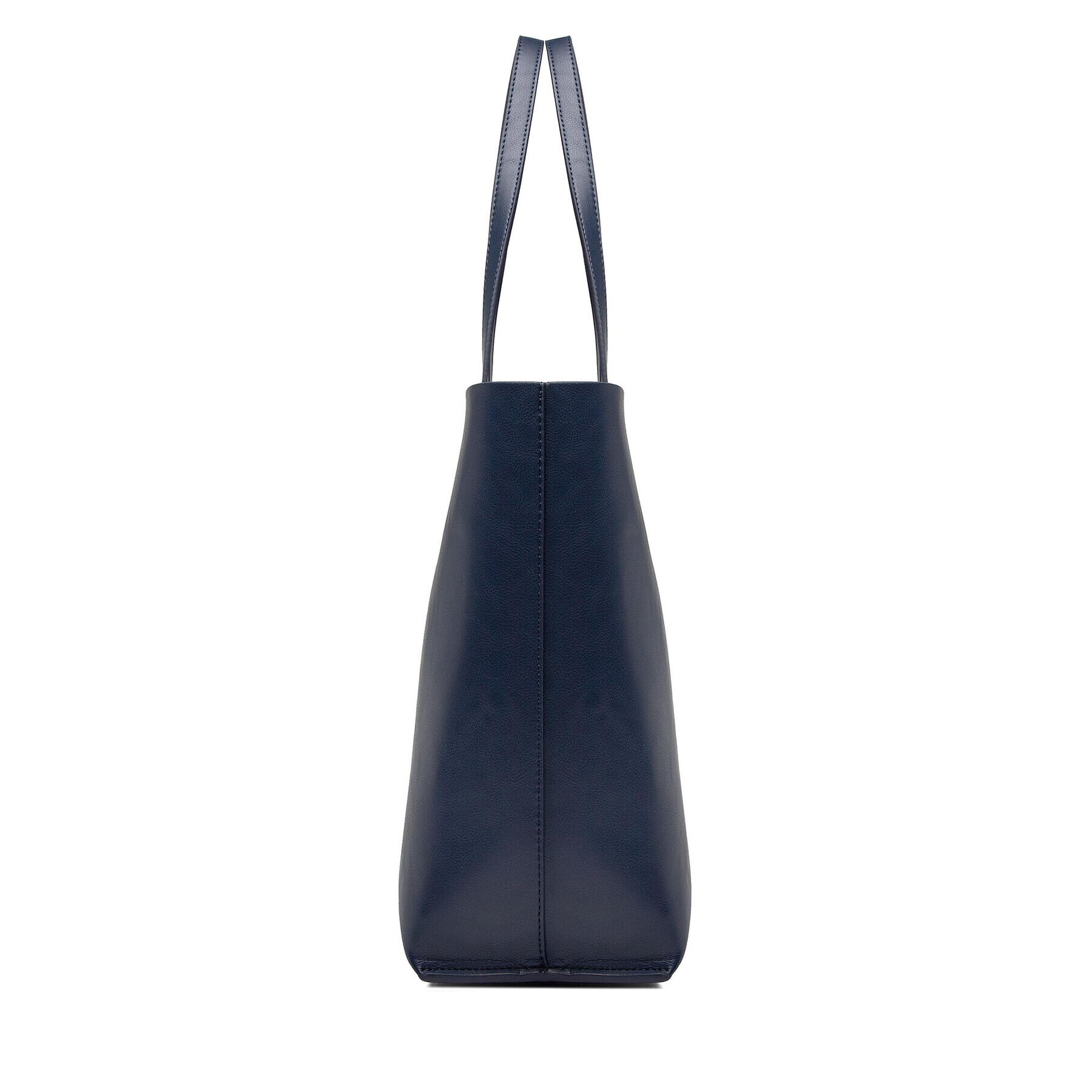 Tommy Jeans Ročna torba Tjw Essential Pu Tote AW0AW14018 Mornarsko modra - Pepit.si