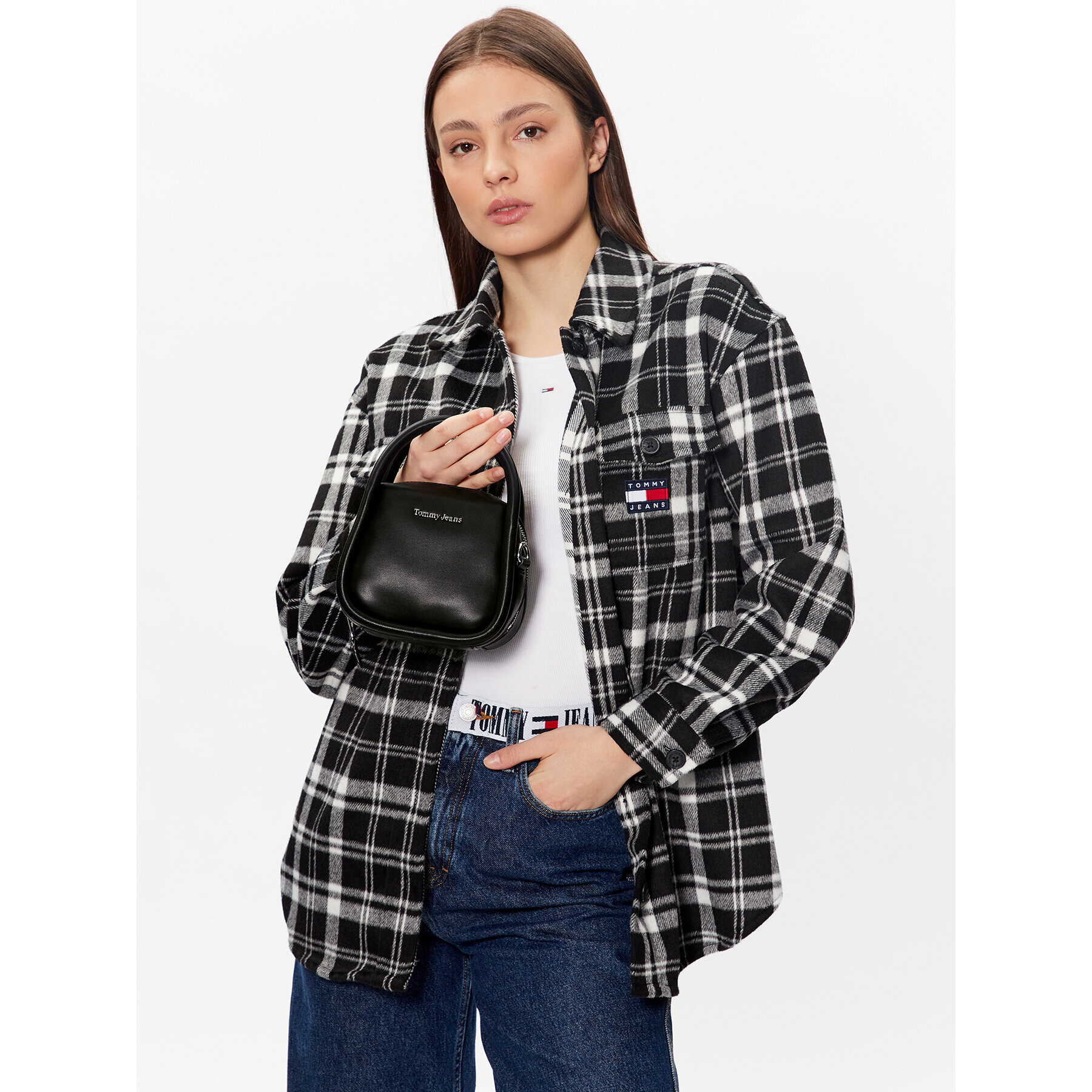 Tommy Jeans Ročna torba Tjw Femme Crossover AW0AW14118 Črna - Pepit.si