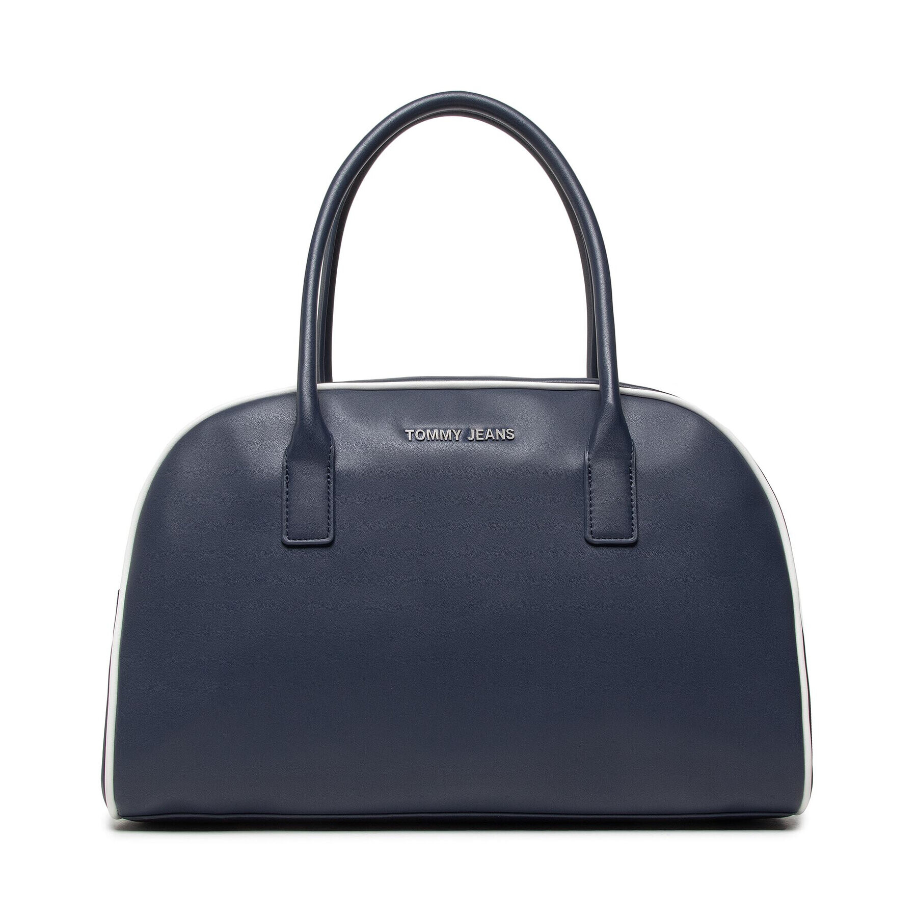 Tommy Jeans Ročna torba Tjw Femme Pu Bowling Bag AW0AW12189 Mornarsko modra - Pepit.si