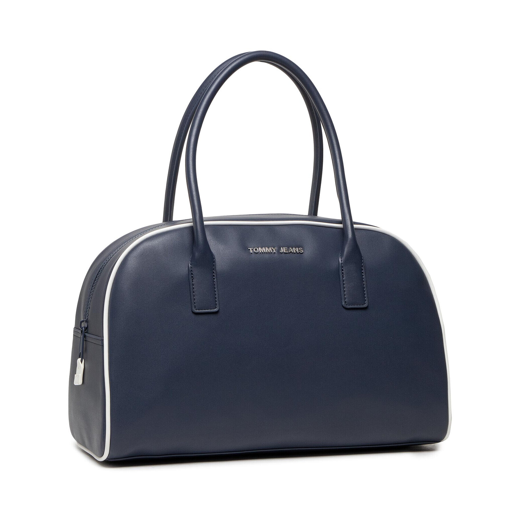 Tommy Jeans Ročna torba Tjw Femme Pu Bowling Bag AW0AW12189 Mornarsko modra - Pepit.si