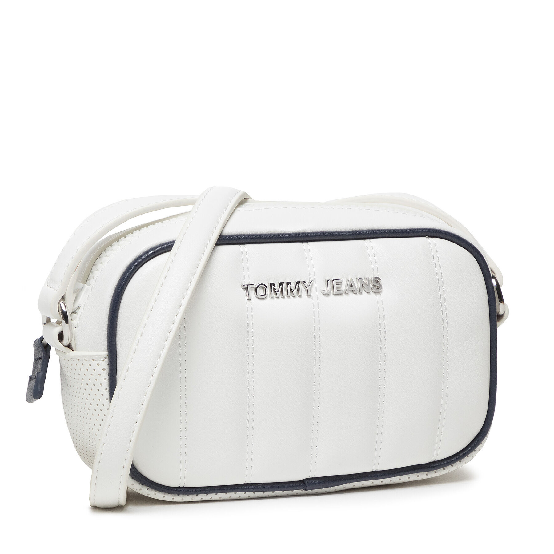 Tommy Jeans Ročna torba Tjw Femme Pu Crossover Perf AW0AW11630 Bela - Pepit.si