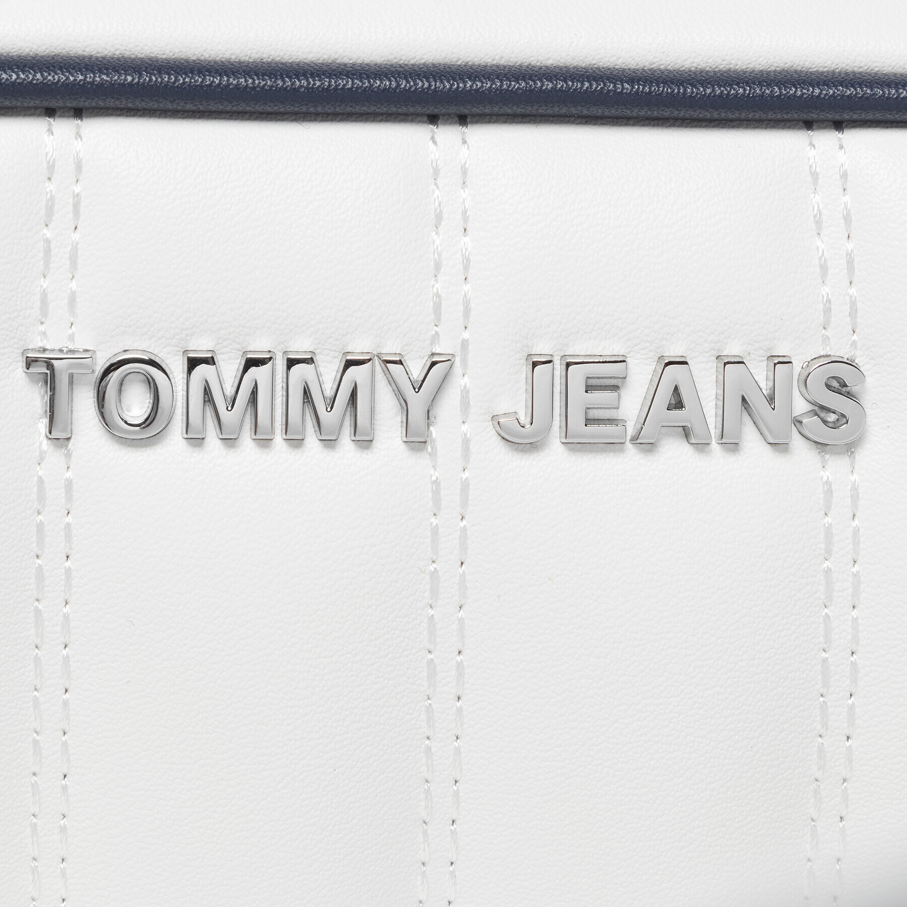 Tommy Jeans Ročna torba Tjw Femme Pu Crossover Perf AW0AW11630 Bela - Pepit.si