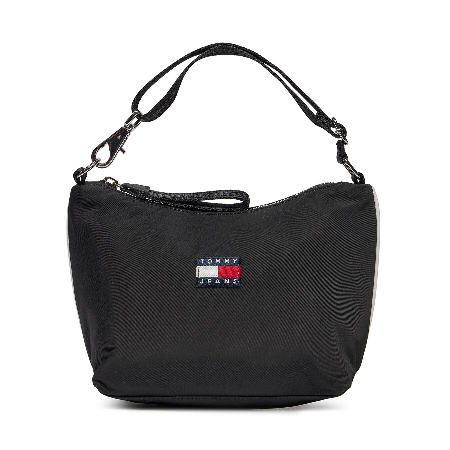 Tommy Jeans Ročna torba Tjw Heritage Shoulder Bag AW0AW15823 Črna - Pepit.si