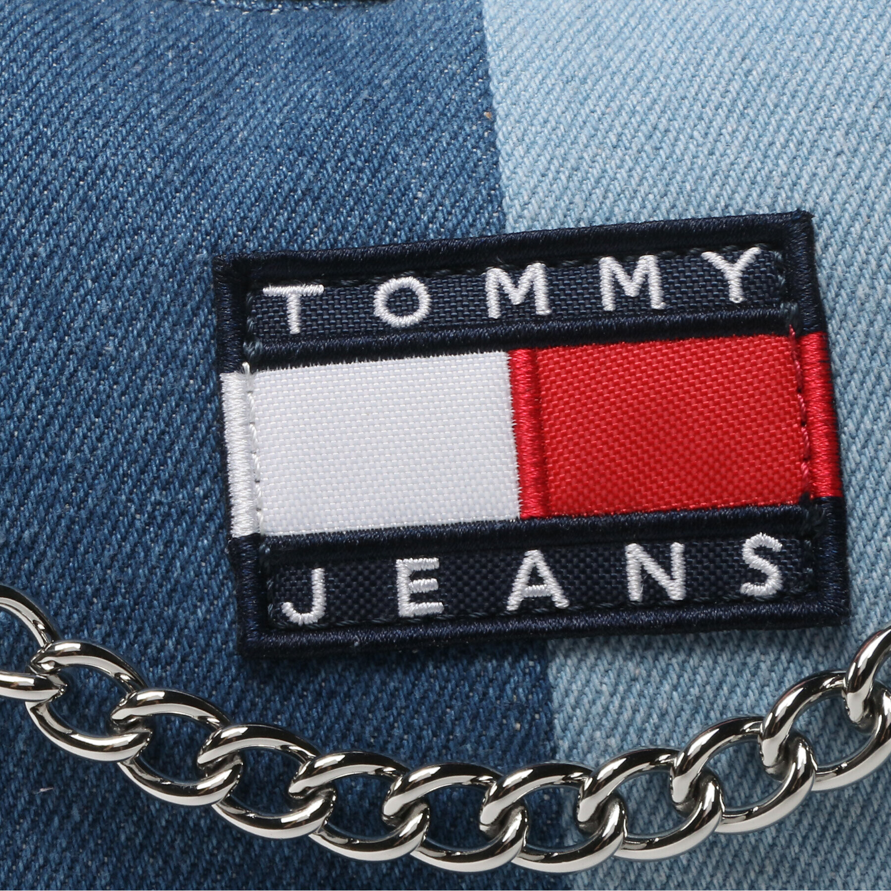 Tommy Jeans Ročna torba Tjw Heritage Shoulder Bag Denim AW0AWI4822 Mornarsko modra - Pepit.si