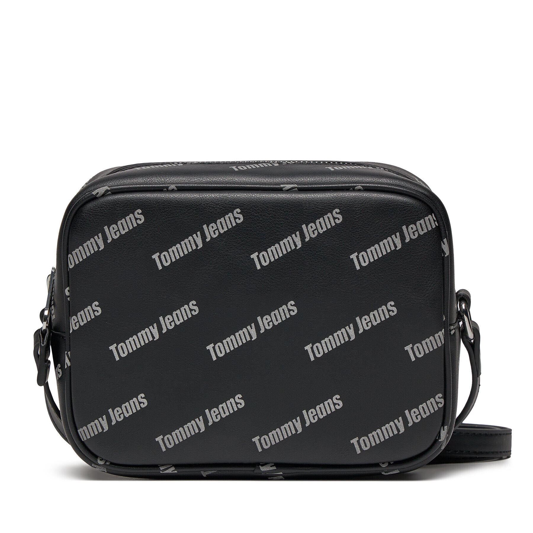 Tommy Jeans Ročna torba Tjw Must Camera Bag Aov Print AW0AW15645 Črna - Pepit.si