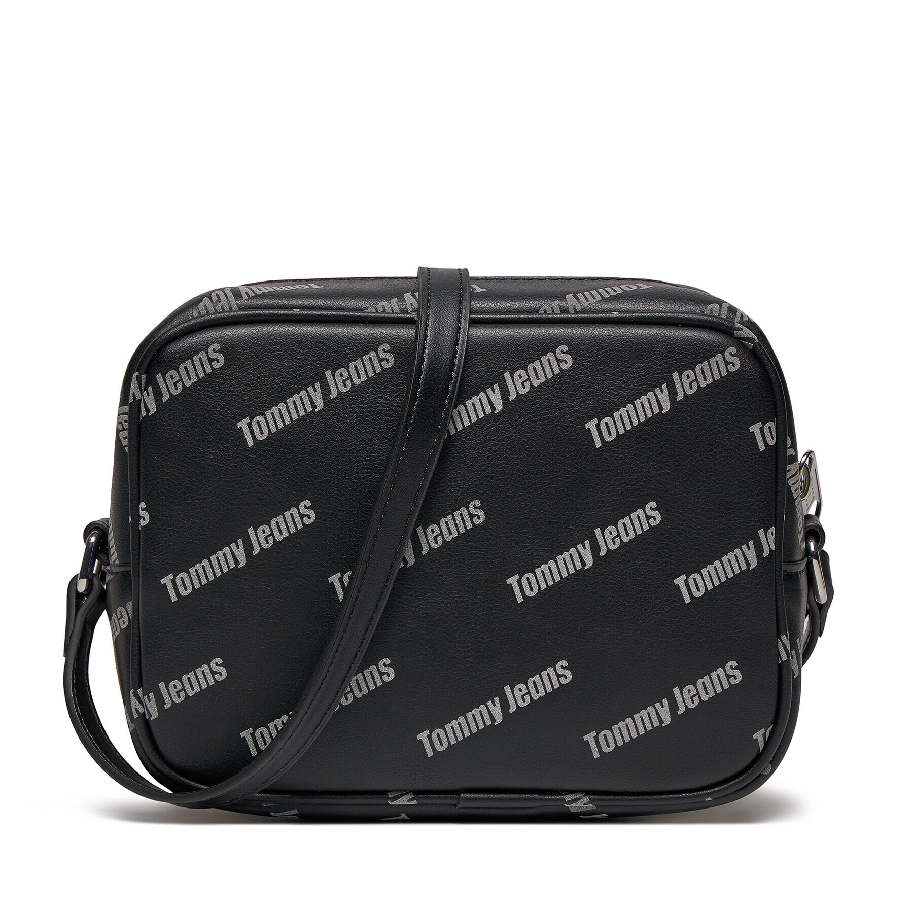 Tommy Jeans Ročna torba Tjw Must Camera Bag Aov Print AW0AW15645 Črna - Pepit.si