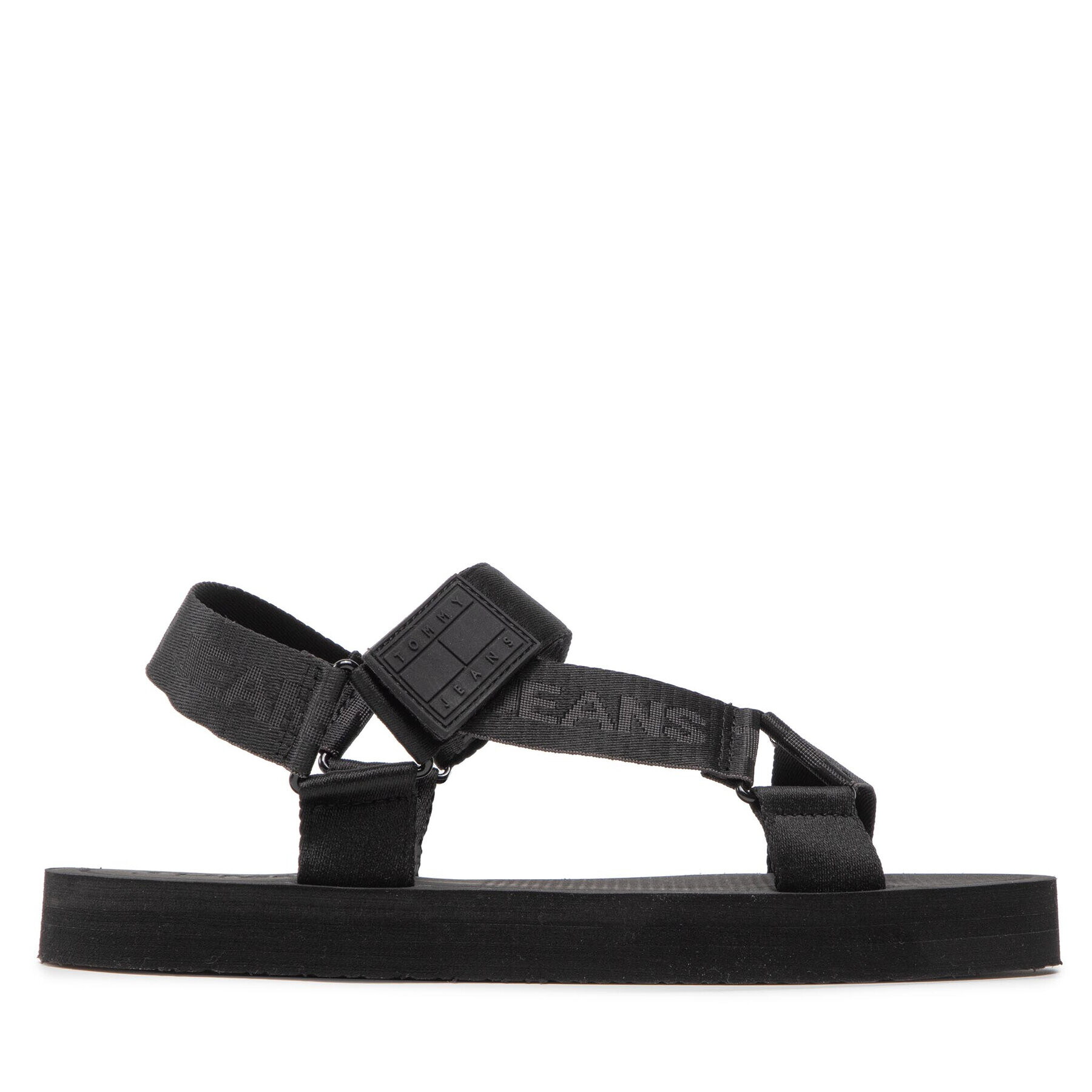 Tommy Jeans Sandali Mens Eva Sandal EM0EM00976 Črna - Pepit.si