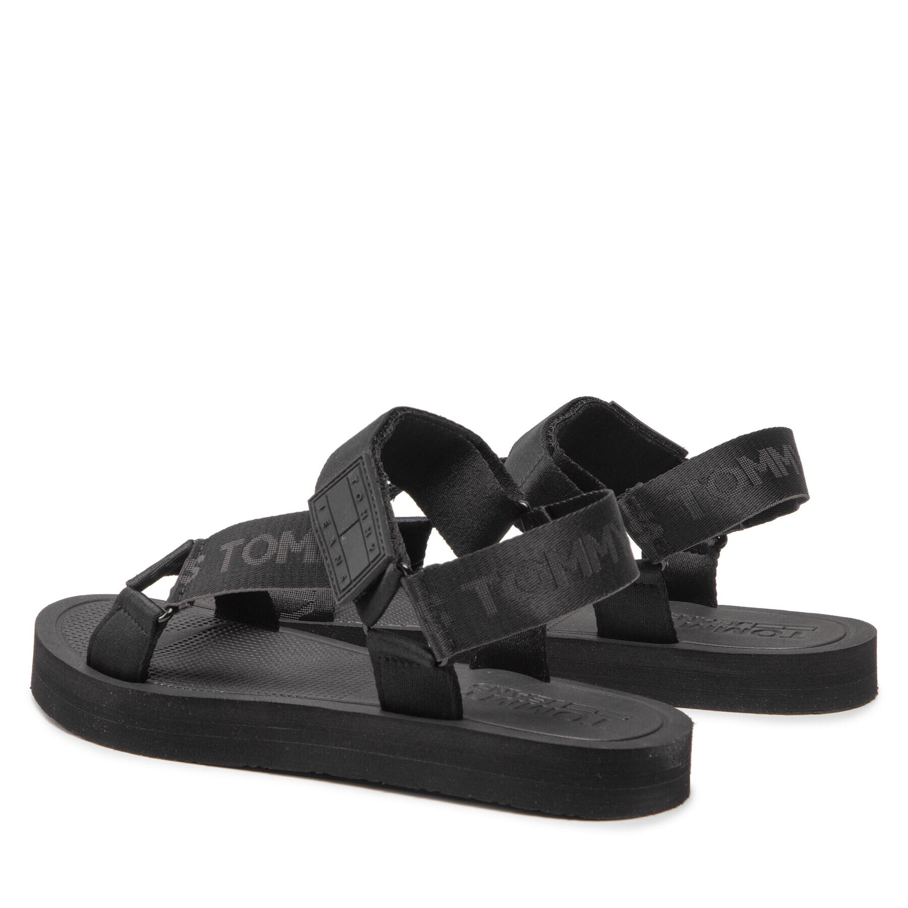 Tommy Jeans Sandali Mens Eva Sandal EM0EM00976 Črna - Pepit.si